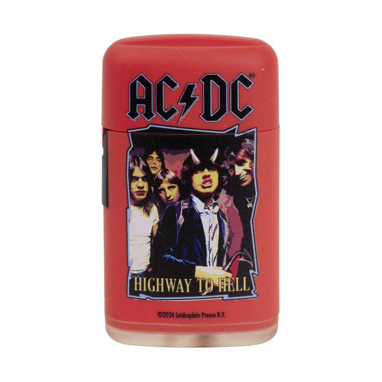 Briquet tempête PROF groupe ACDC H7cm (4 modèles)