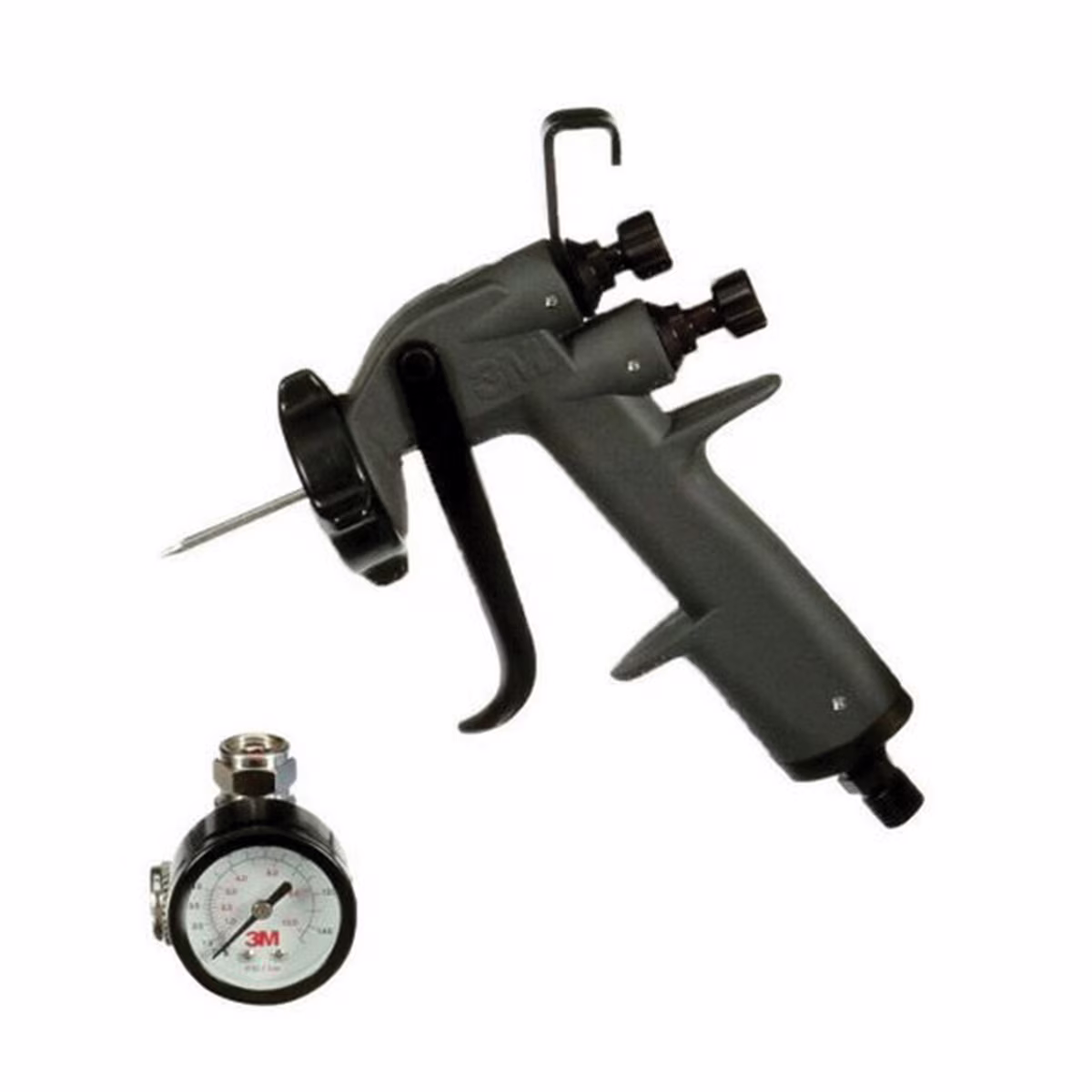 3M 26832 Performance Spray Gun, 1.2 to 2 mm Nozzle Size, 145 psi, 13 scfm