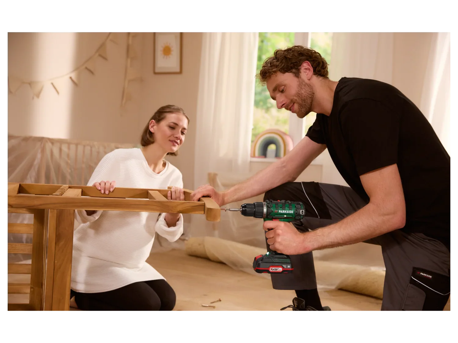 PARKSIDE Perceuse-visseuse sans fil PABS 20 Li I9, 45 Nm, 20 V