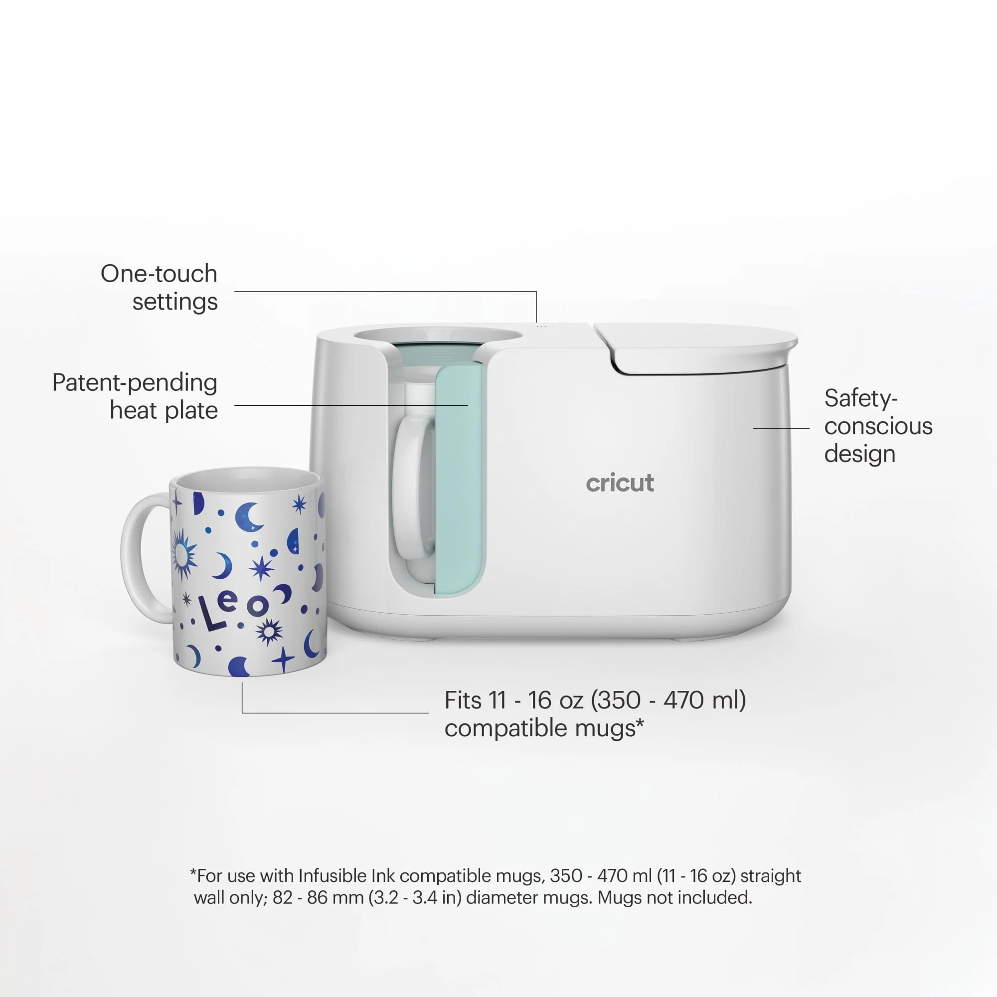 Cricut Mug Heat Press for Sublimation Mug Projects - Buffalo Check and More Infusible Ink, Transfer Sheets, Mug Blanks Bundle