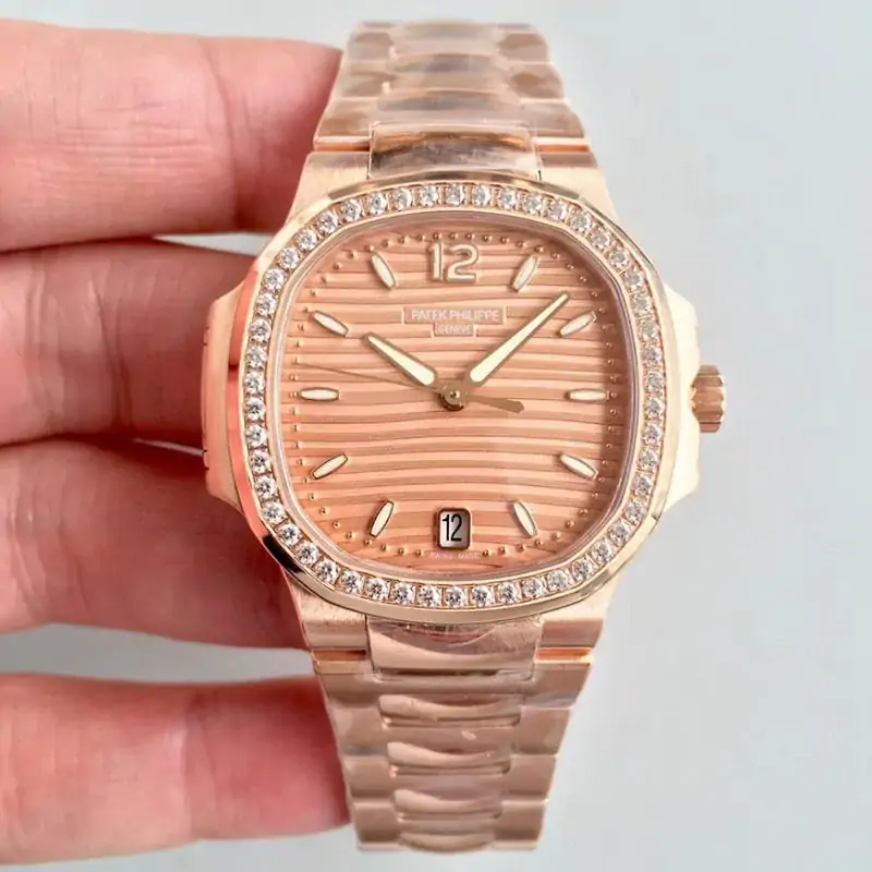 Patek Philippe Ladies Nautilus 7118 / 1200R PF Factory Rose Gold Dial