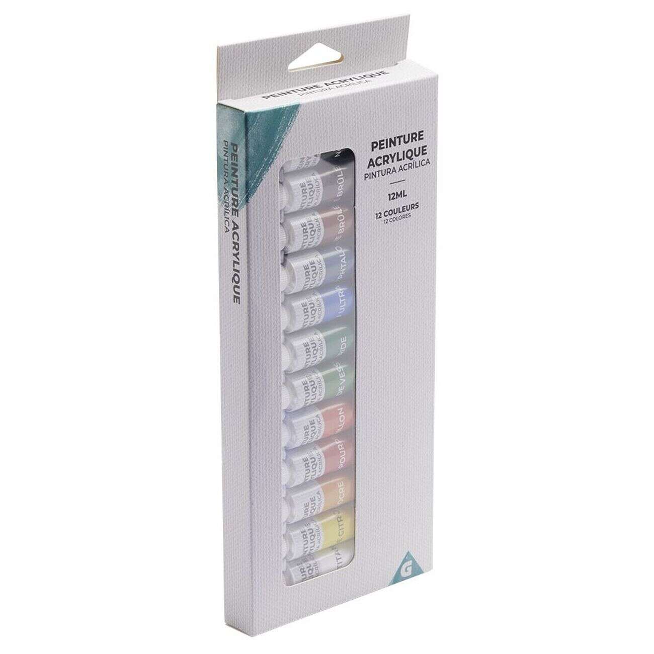 Peinture acrylique 12ml x12