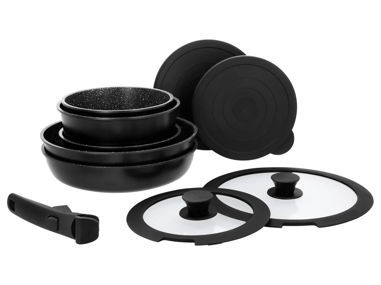 SILVERCREST Batterie de cuisine en fonte d'aluminium