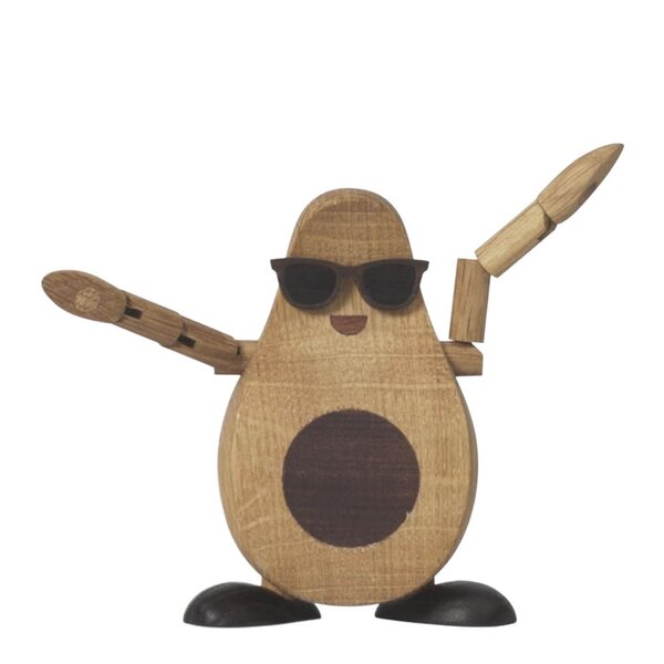 Woodies Alfredo Avocado trefigur 9,5 cm eik