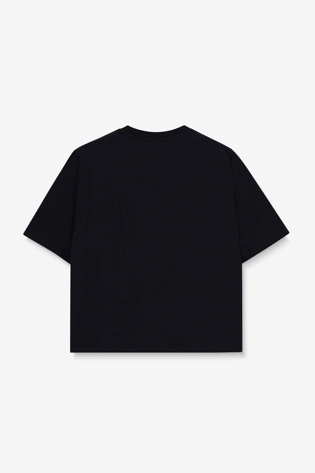 Zwart basic T-shirt