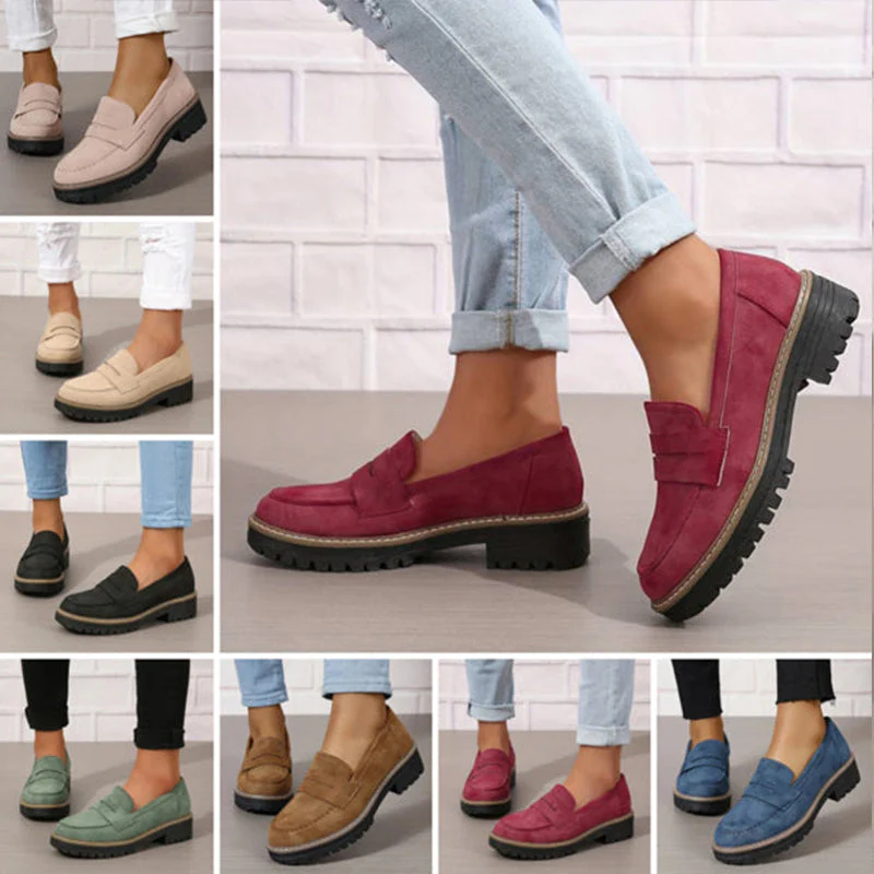 Lucy | Mocassins confortables et chunky pour femmes avec plateforme