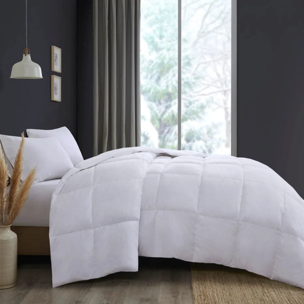 True North by Sleep Philosophy Polyester Down Comforter with White TN10-0490