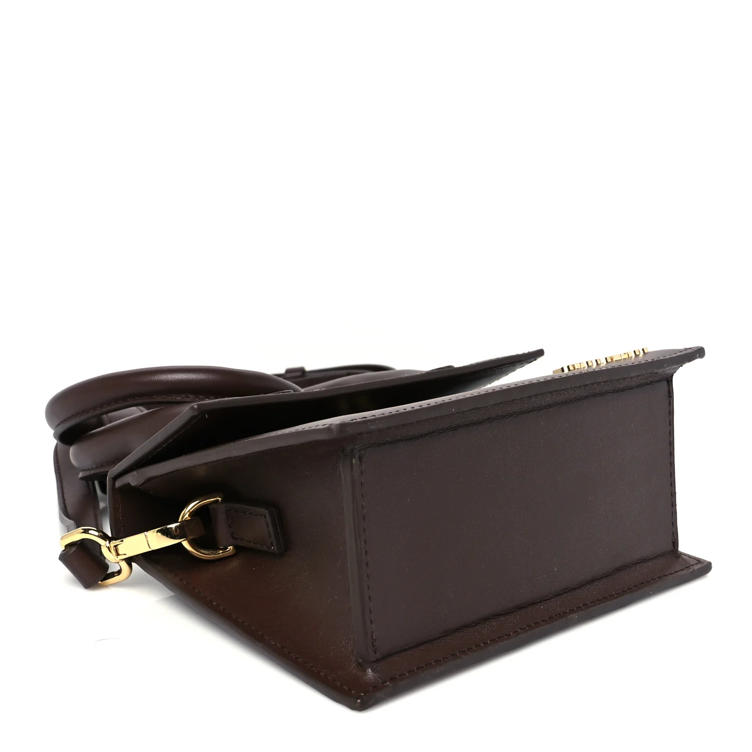 Smooth Calfskin Le Chiquito Noeud Dark Brown