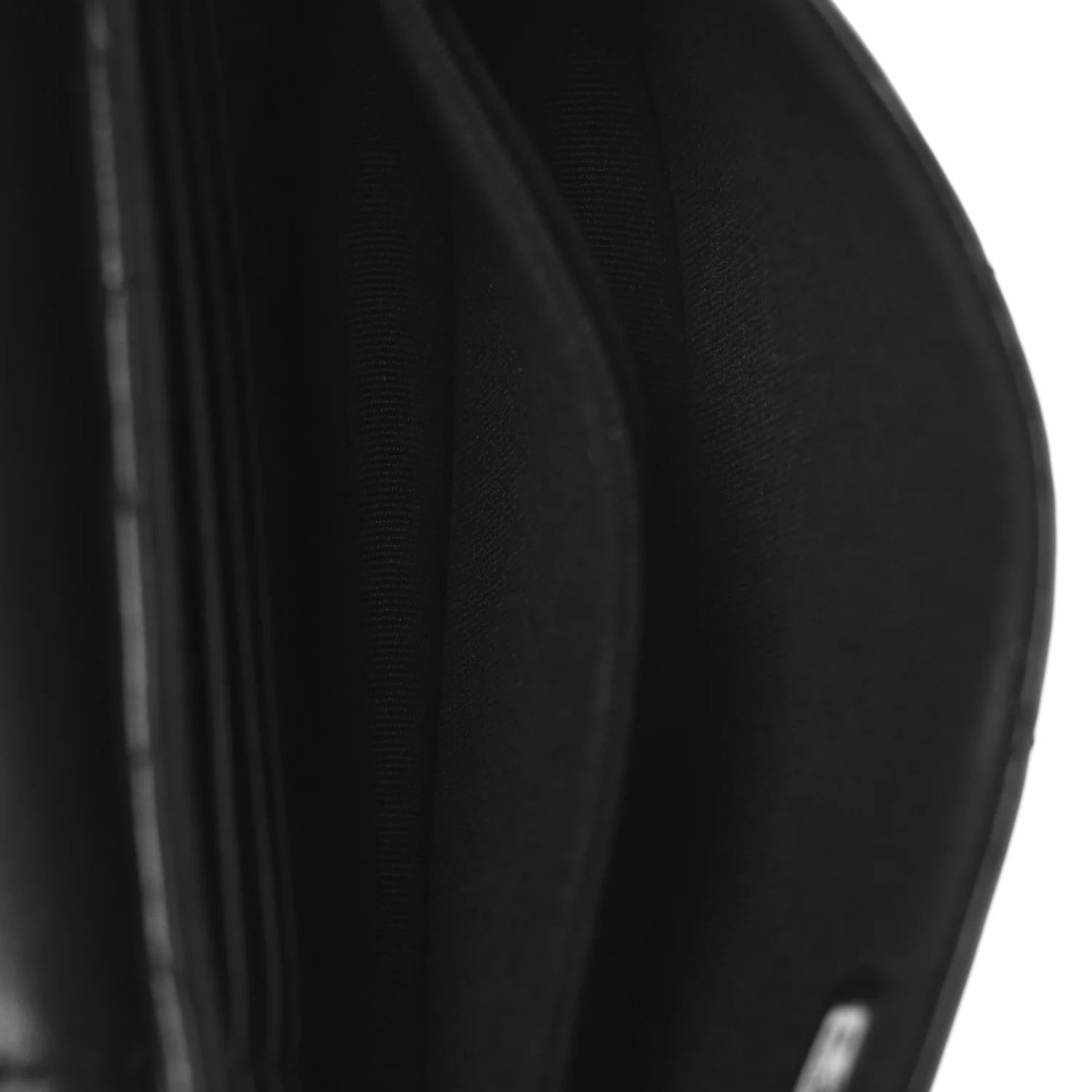 Lambskin Quilted Phone Holder Flap Black