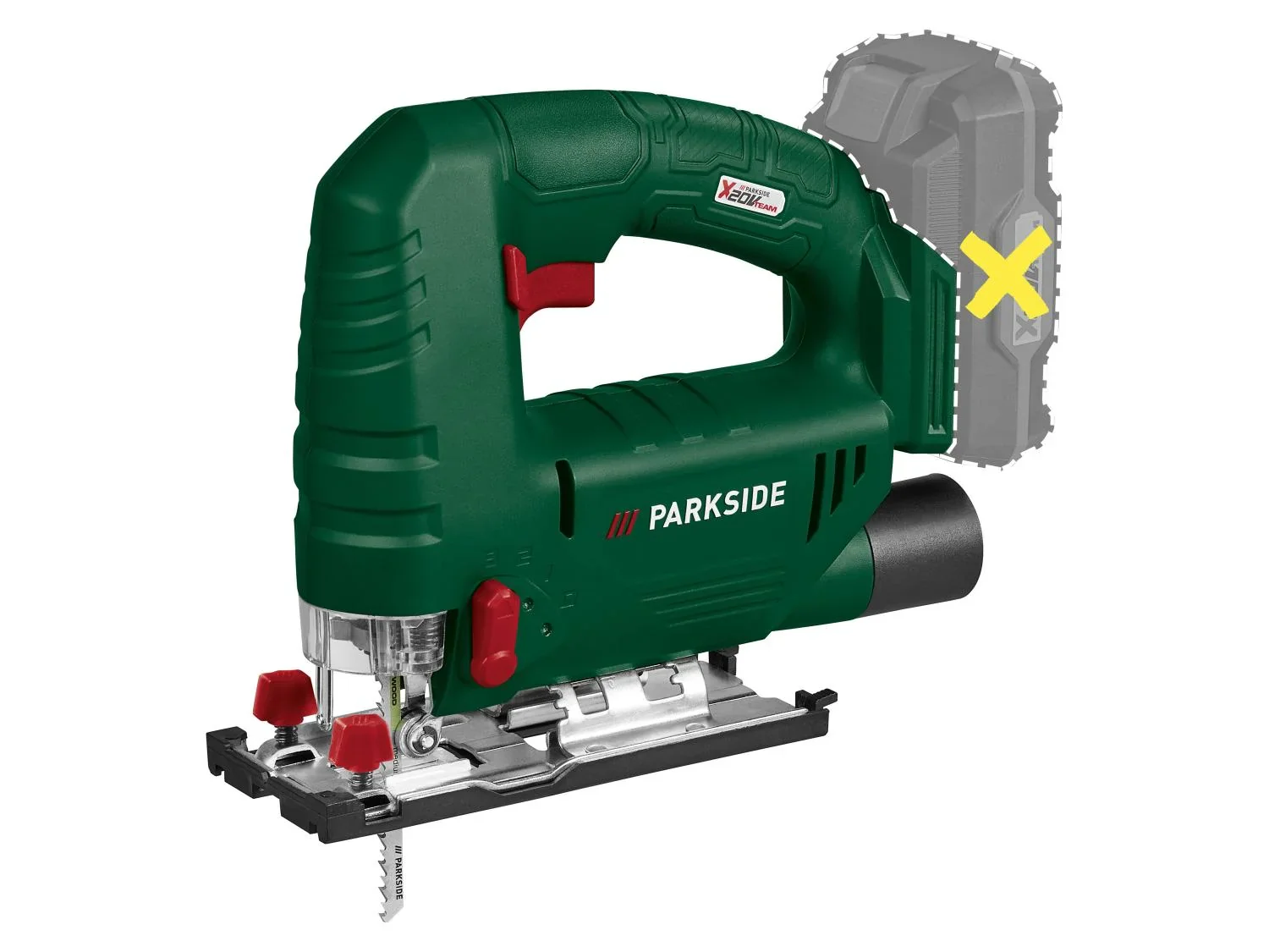 PARKSIDE Scie sauteuse sans fil 20 V PSTA 20-Li A1