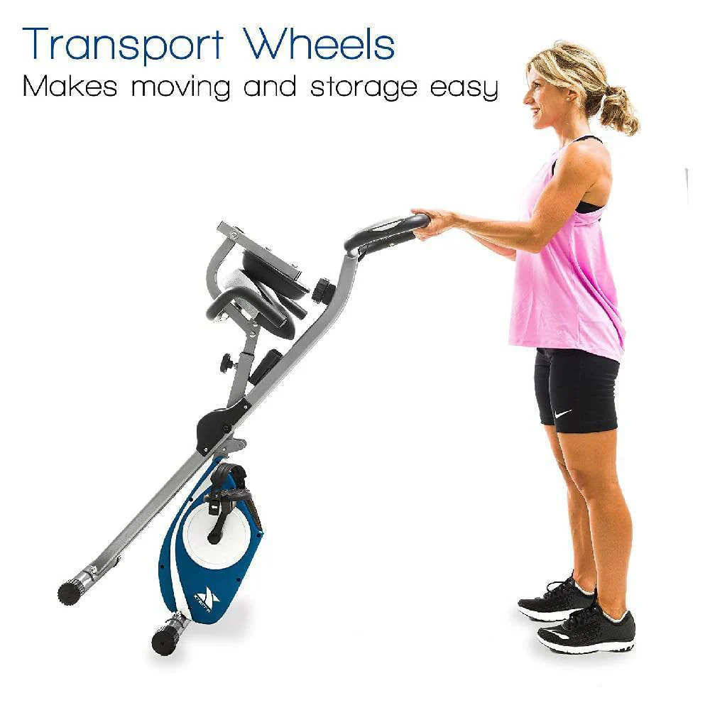 Vélo d'exercice pliable FB350, argent
