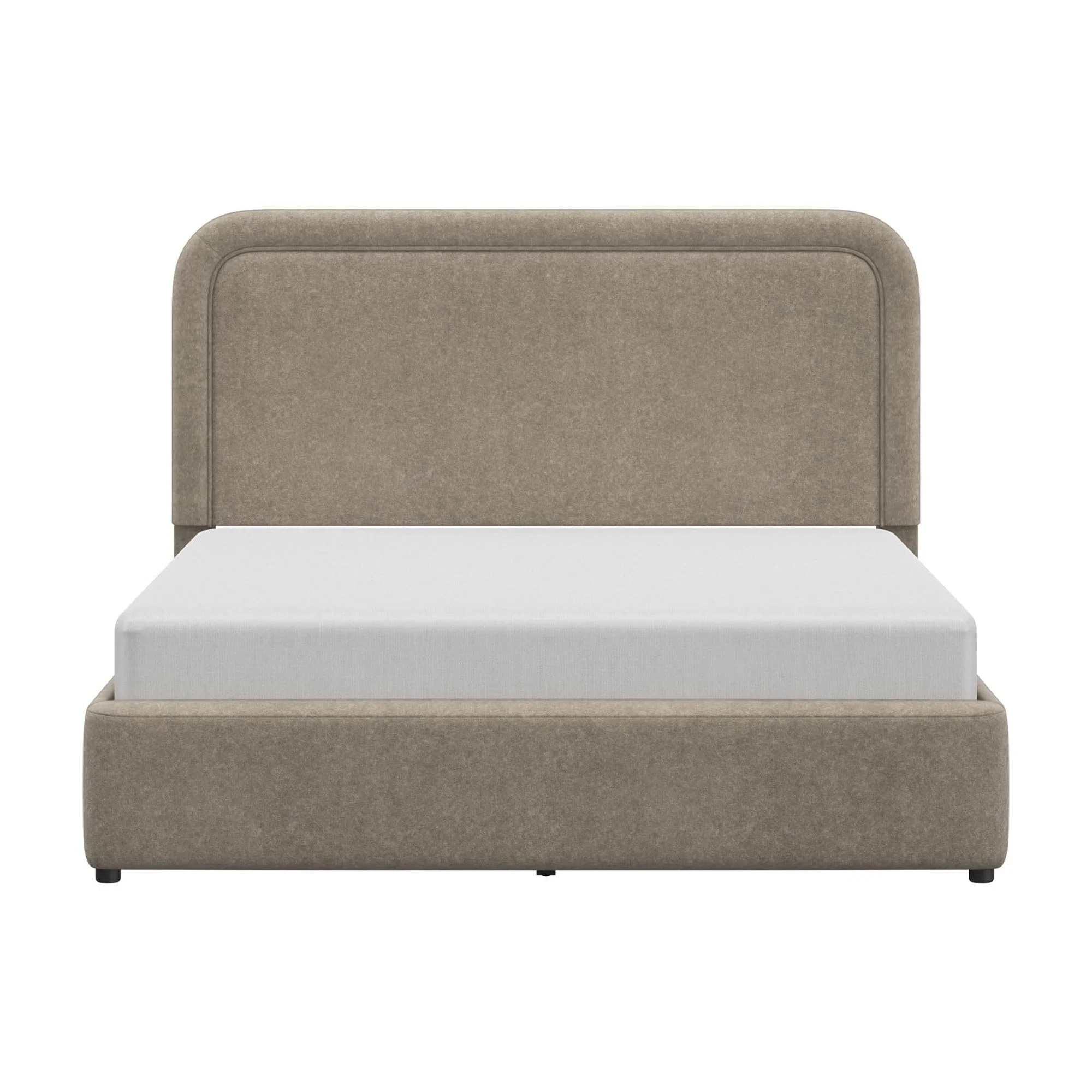 Better Homes & Gardens Juliet King Boucle Platform Bed, Ivory