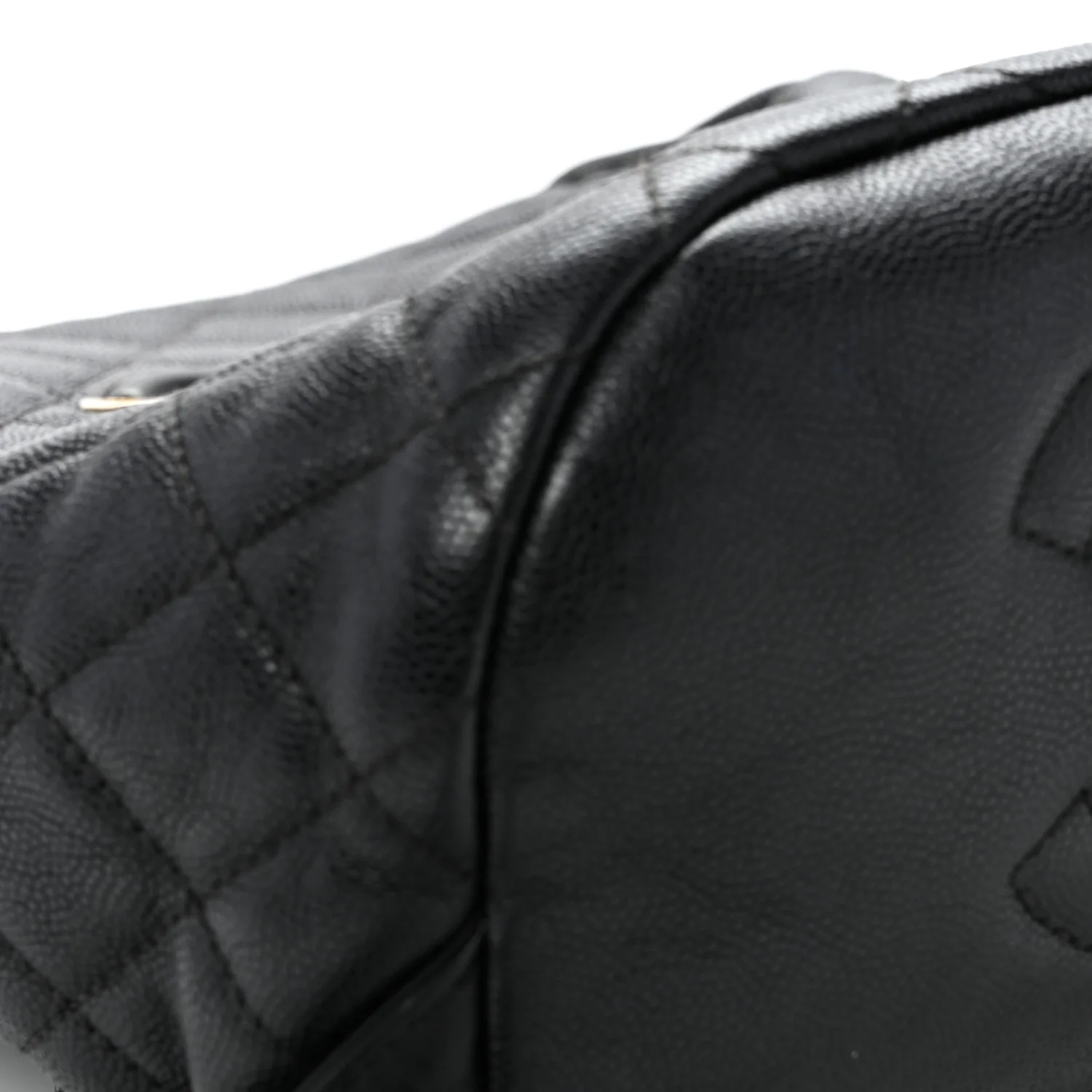 Caviar Quilted Small Filigree Backpack Black