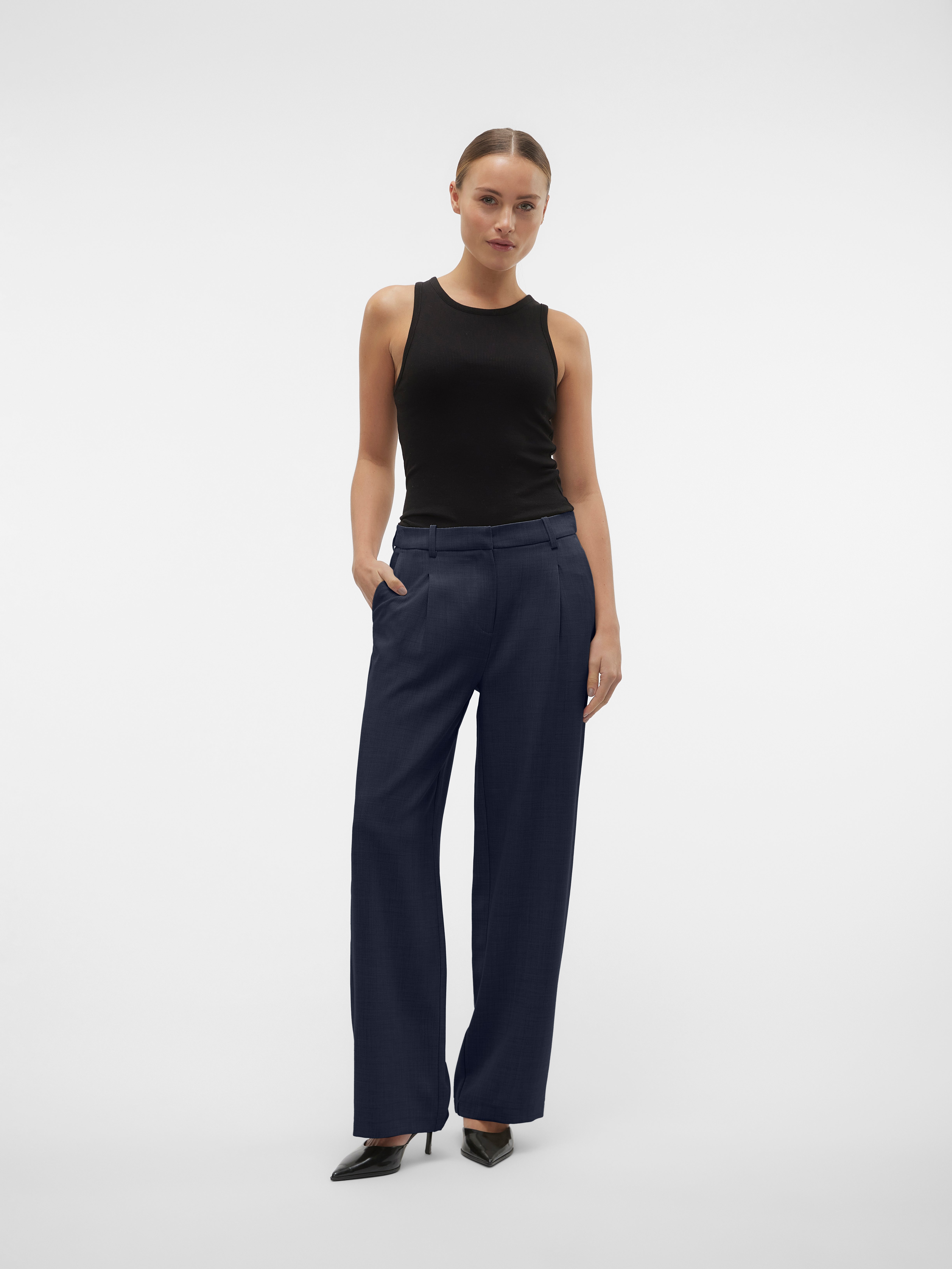VERO MODA® VMCASSIDY Mid waist Trousers