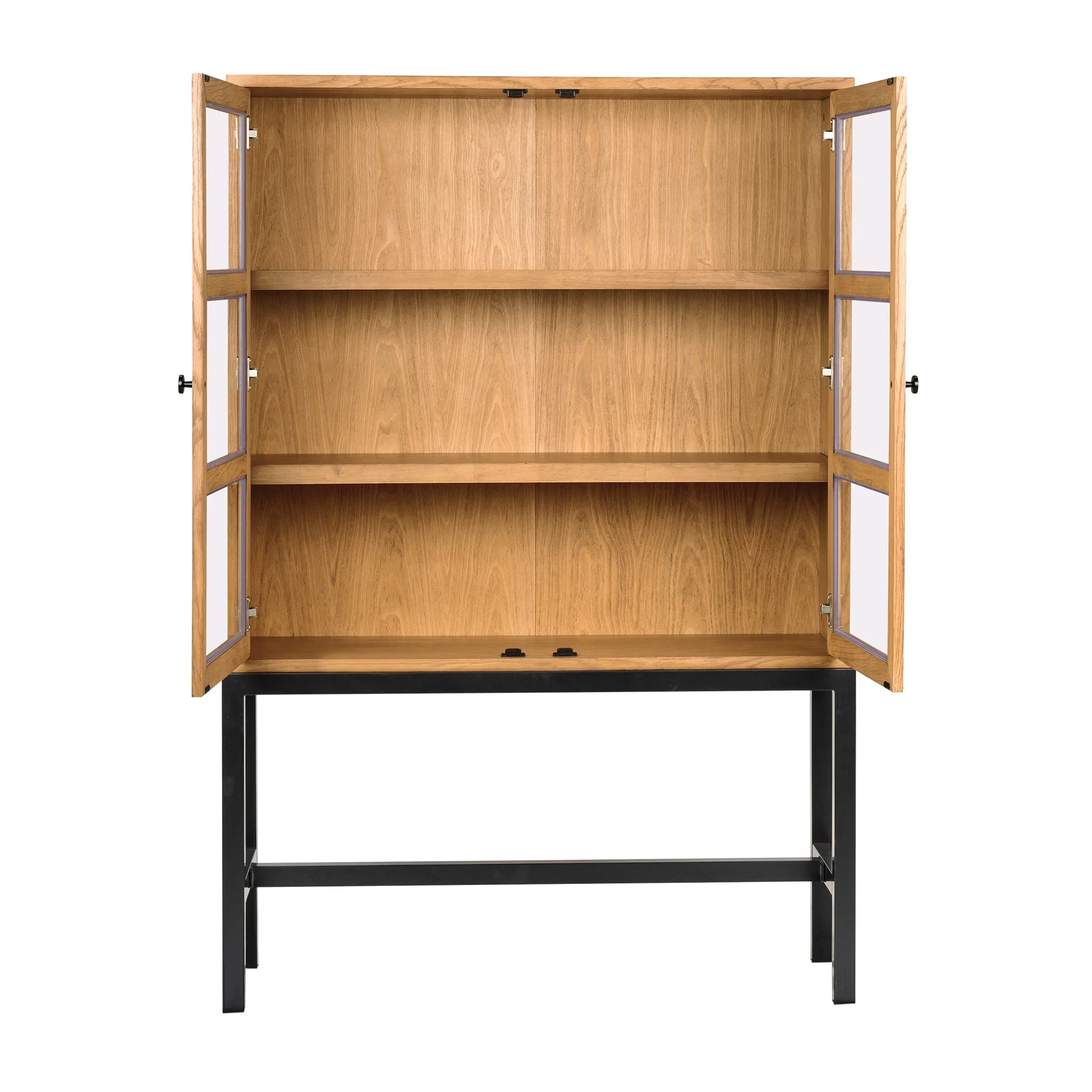 Better Homes & Gardens Ezra China Cabinet, Light Honey Finish