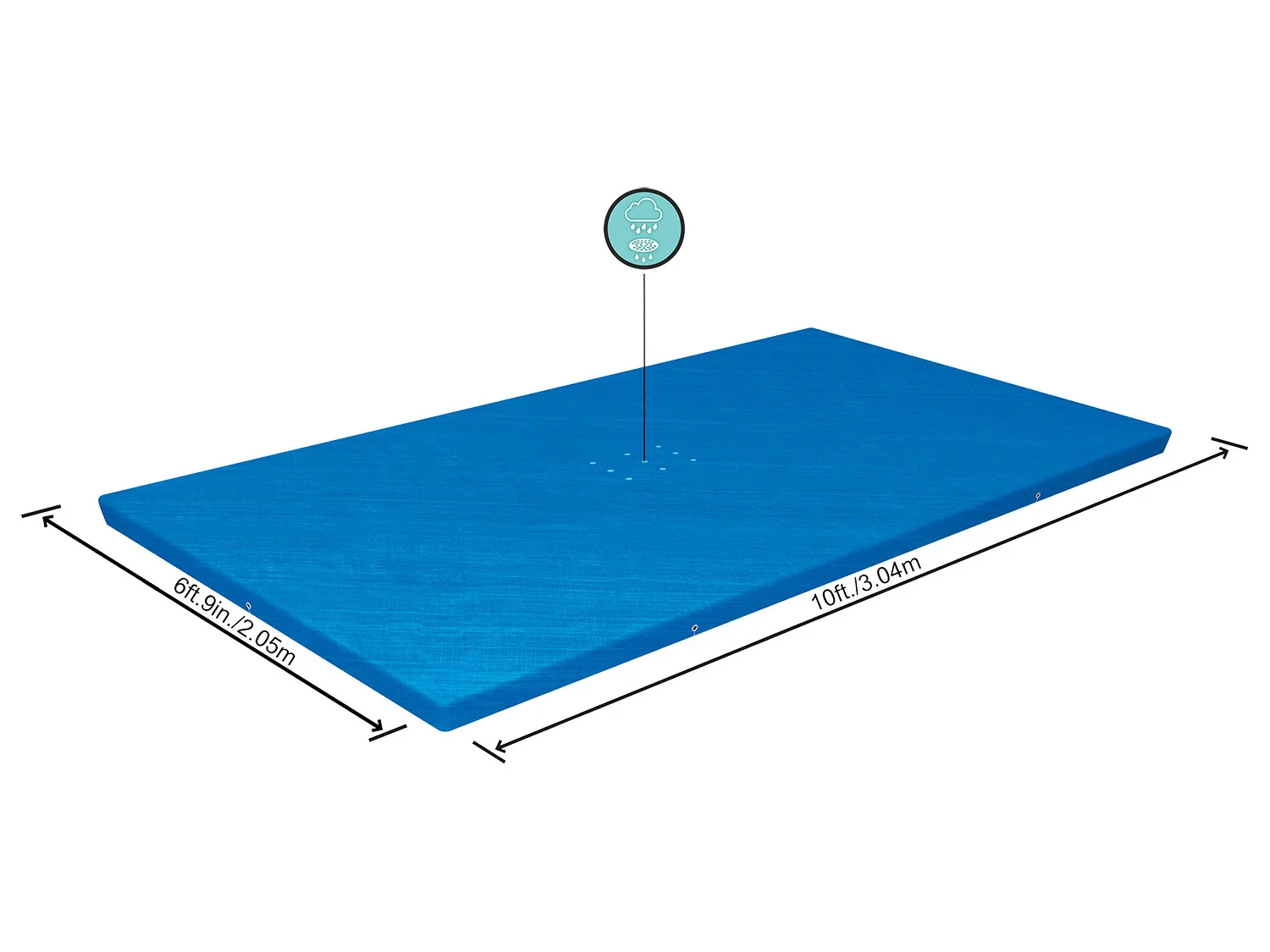 Bestway Bche de couverture pour piscine carre