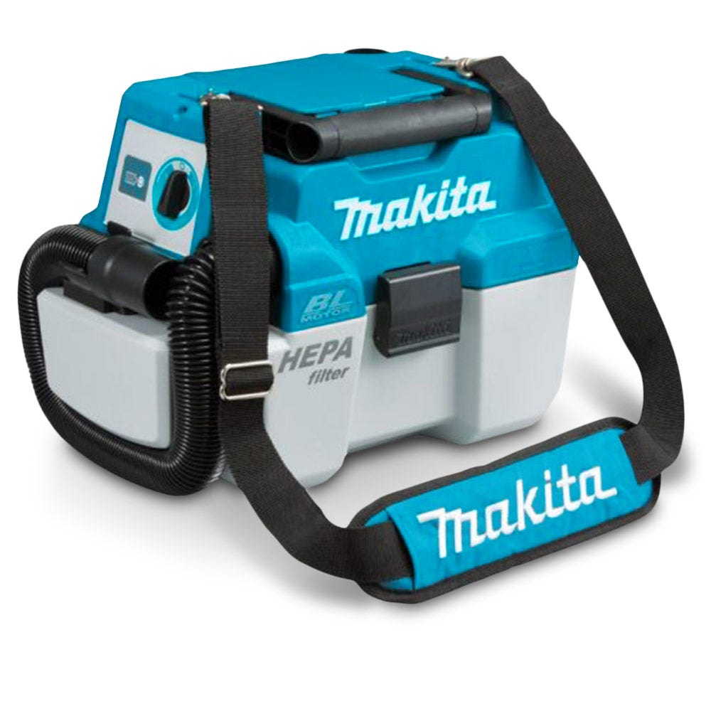 Aspirateur eau et poussière sans balais MAKITA 18V 7,5L Skin DVC750LZX1