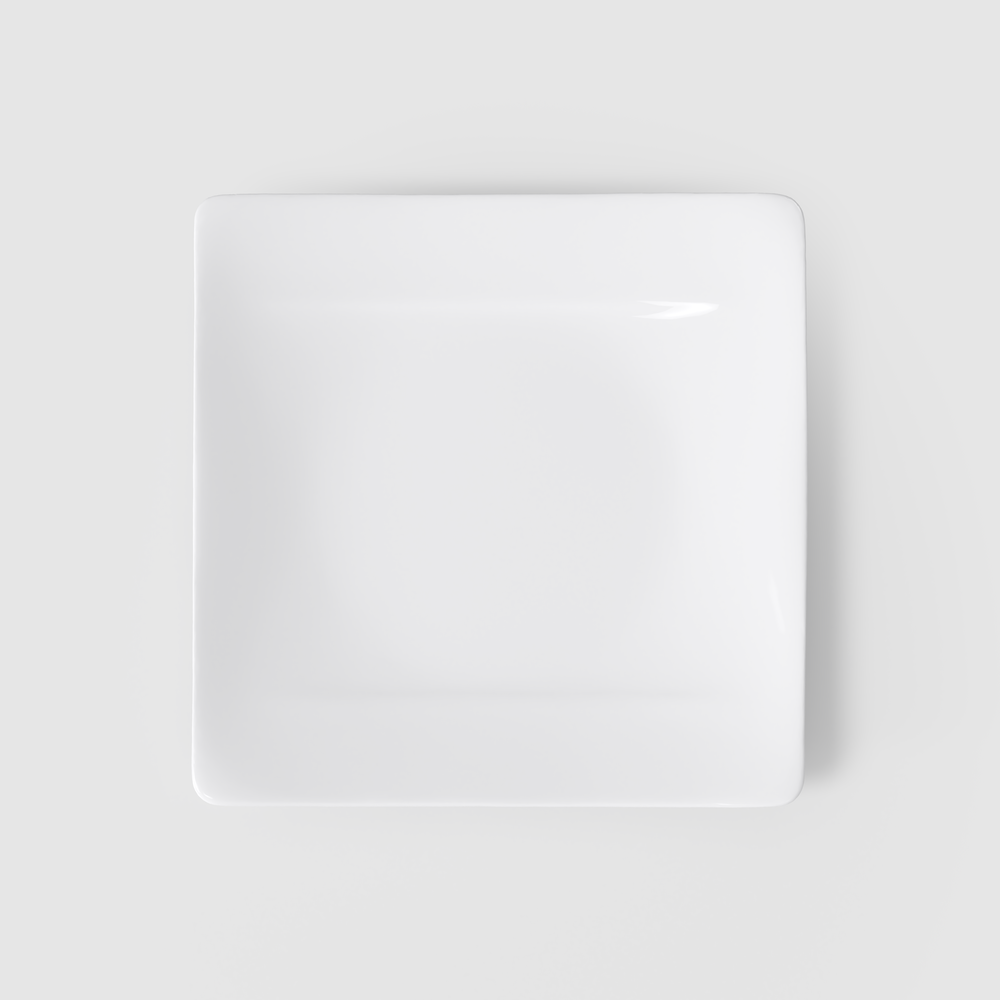 Modern Grace Dinner plate - White, 10.8'', Premium Bone Porcelain