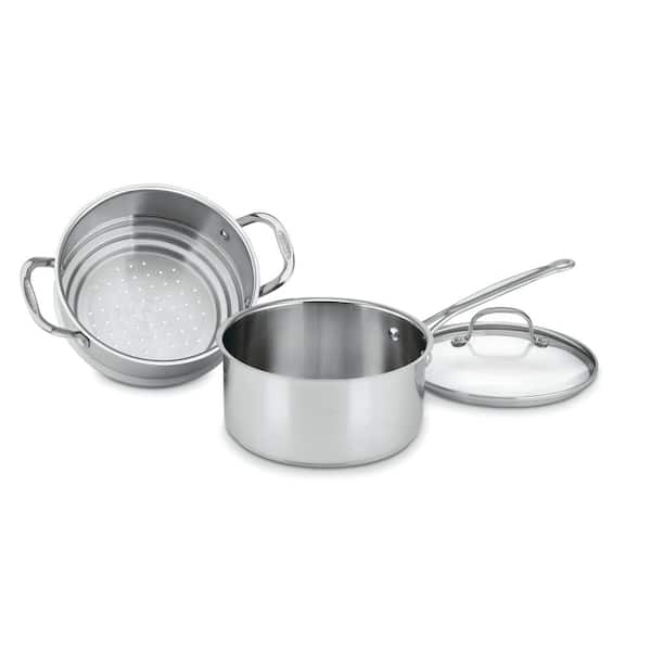 Chef's Classic 17 Piece Stainless Steel Cookware Set Image 5