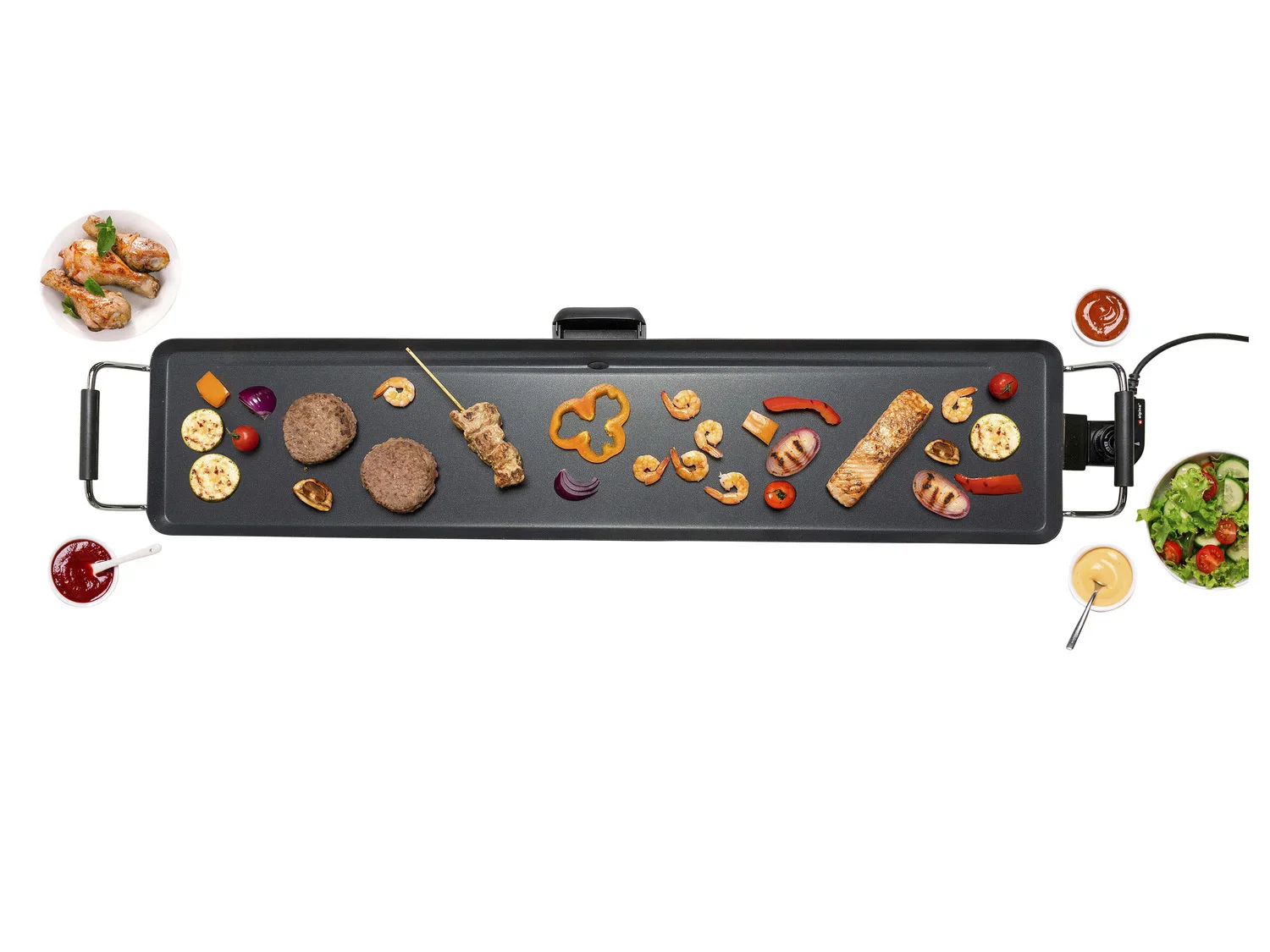 alpina Grill Teppanyaki EGP-026-B, 2000 W
