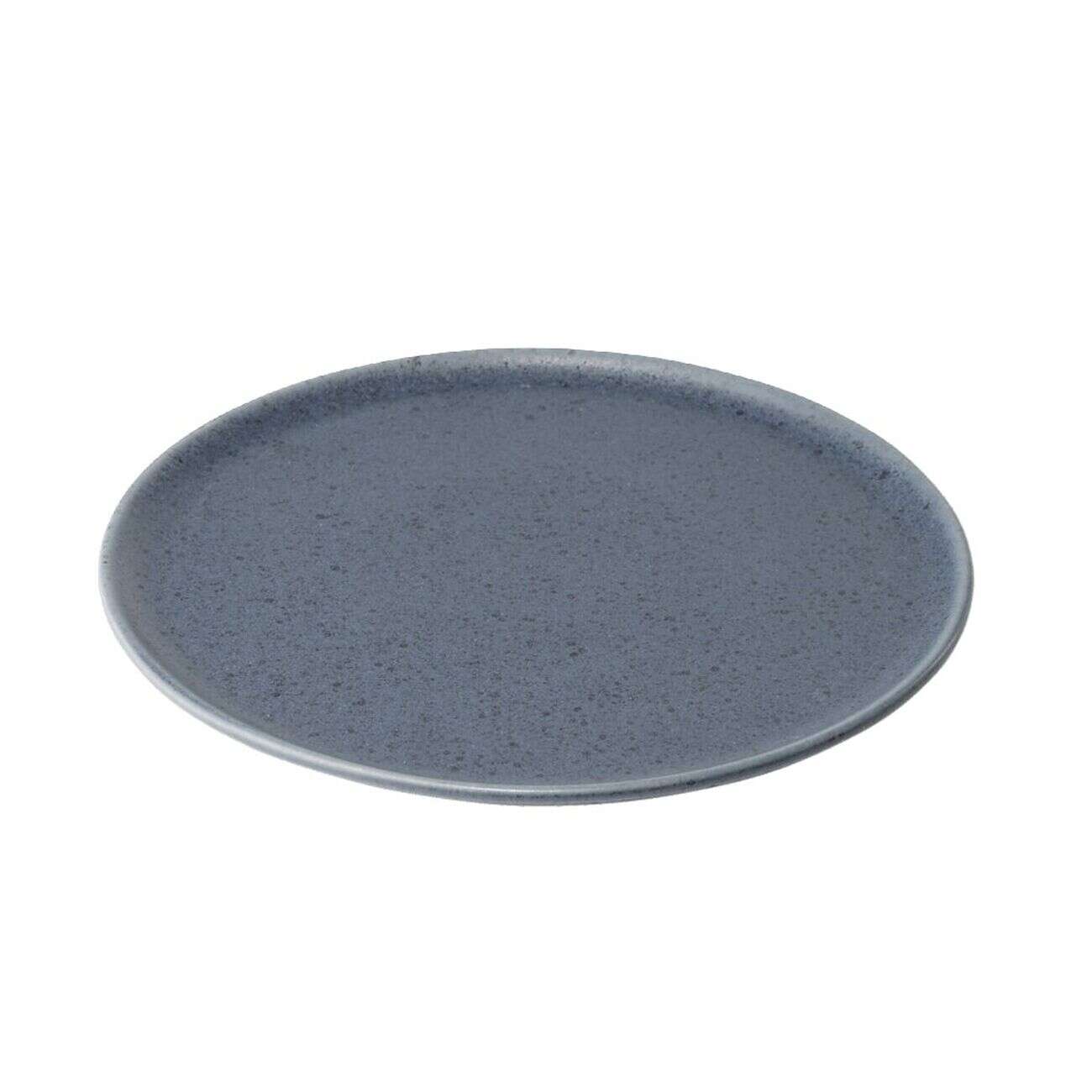 Assiette à dessert ronde Julie grés bleu Ø20cm