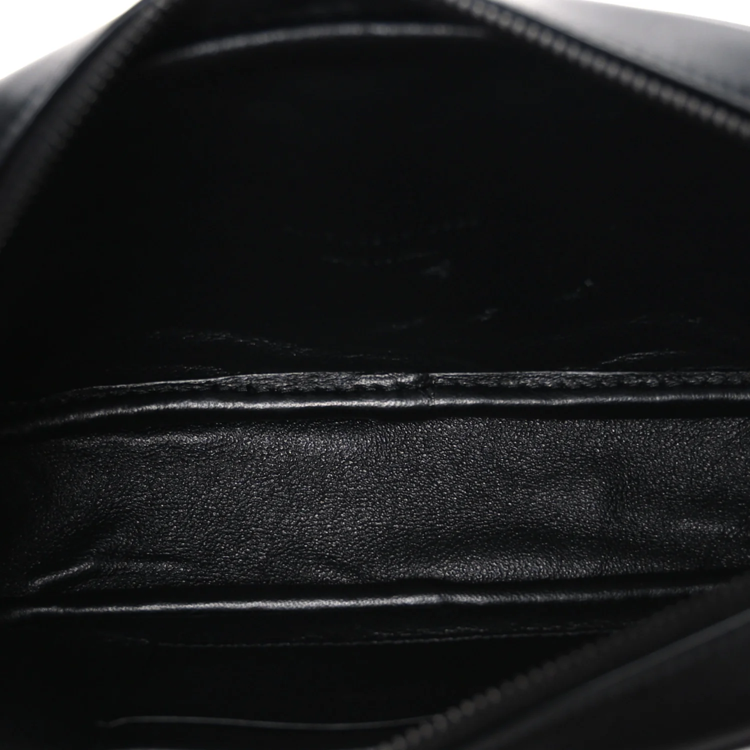 Calfskin Matelasse Monochrome Monogram Mini Lou Camera Bag Black