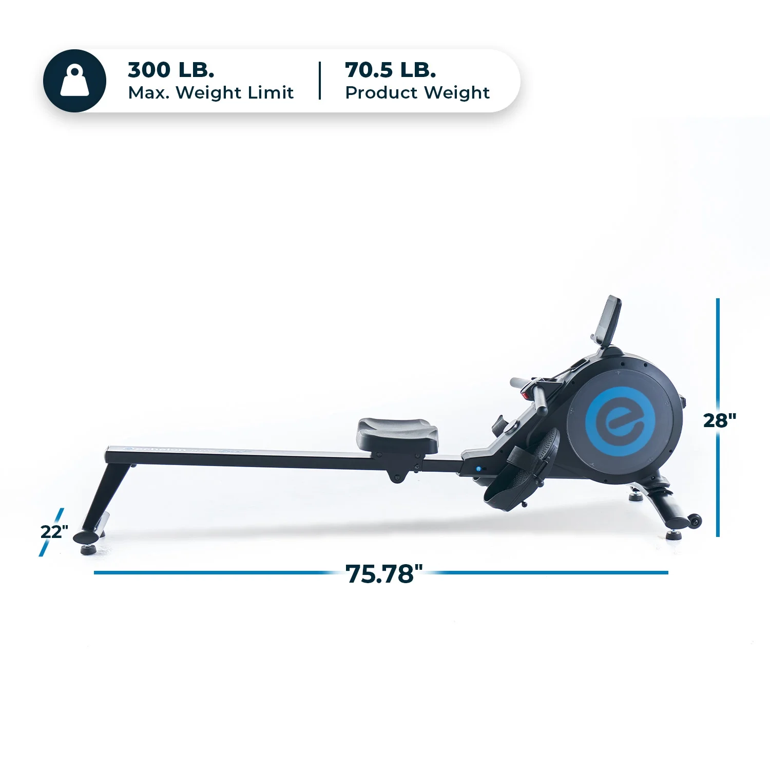 Row Sport 2 Foldable Rowing Machine with Magnetic Resistance Bluetooth - Image 2