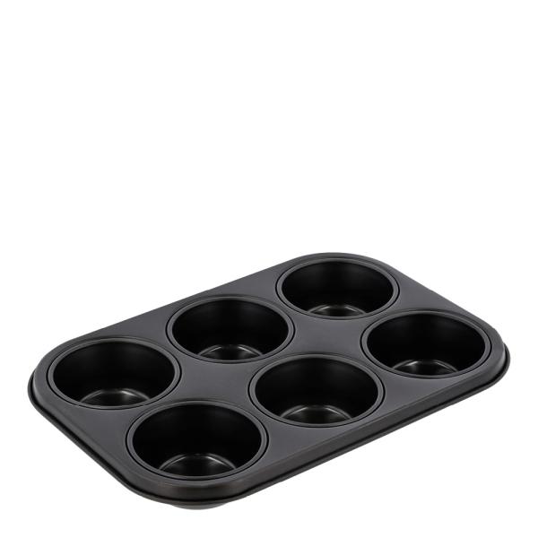 Muffinsform 6 stk 27x18,5x3 cm stål