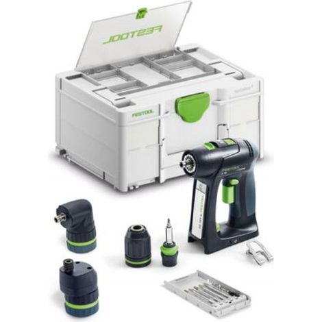 Festool – Perceuse-visseuse sans fil 18V – Moteur EC-TEC sans charbons – Couple 45Nm pour perçage métal – Coffret avec accessoires inclus — vue 1