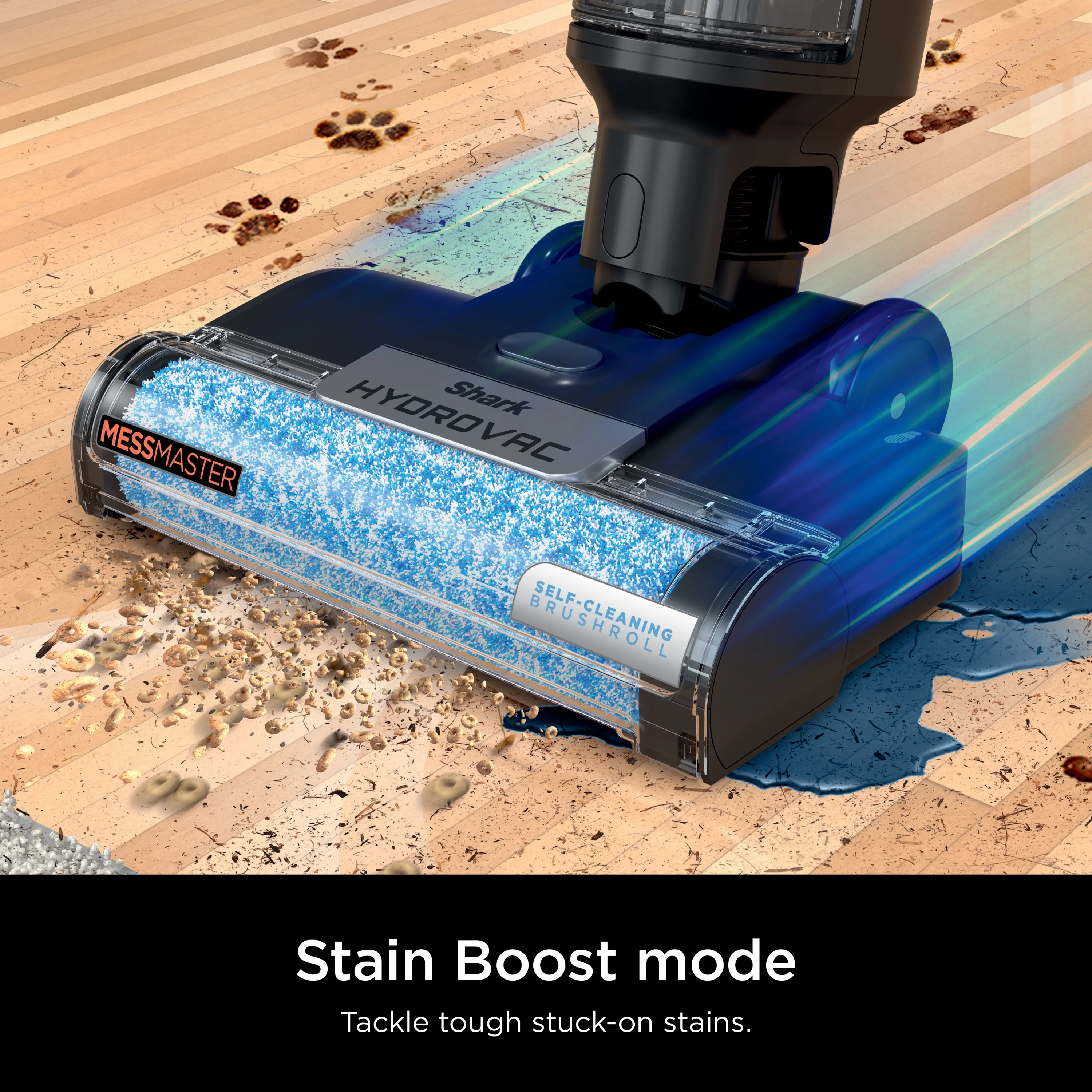 HydroVac MessMaster 3-in-1 Vacuum Cordless Mop w/ Self-Cleaning, Stain Boost 12oz Formula, WD260 - Image 8
