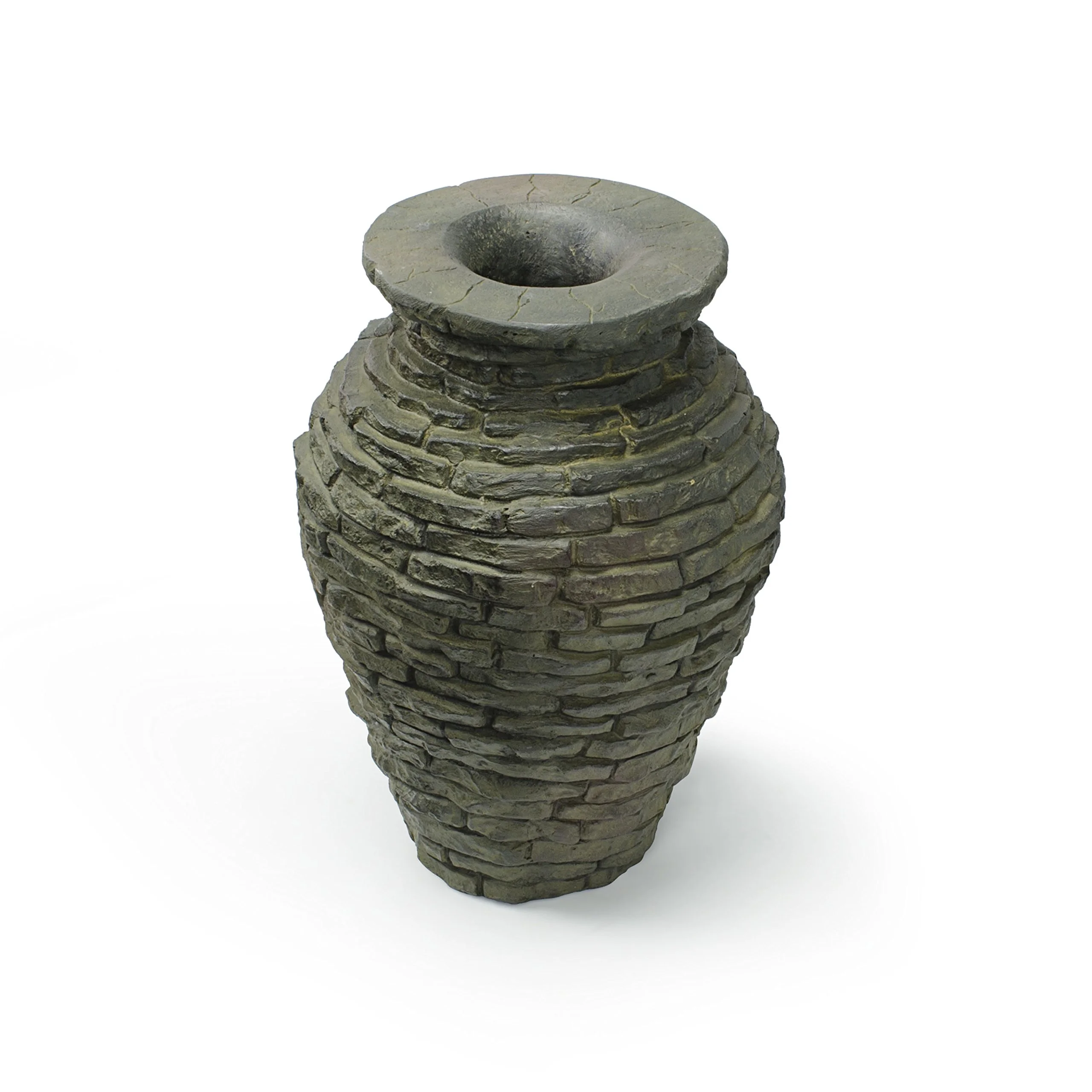Aquascape 58014 Landscape and Garden, Mini Stacked Urn Water Fountain, Gray Slate