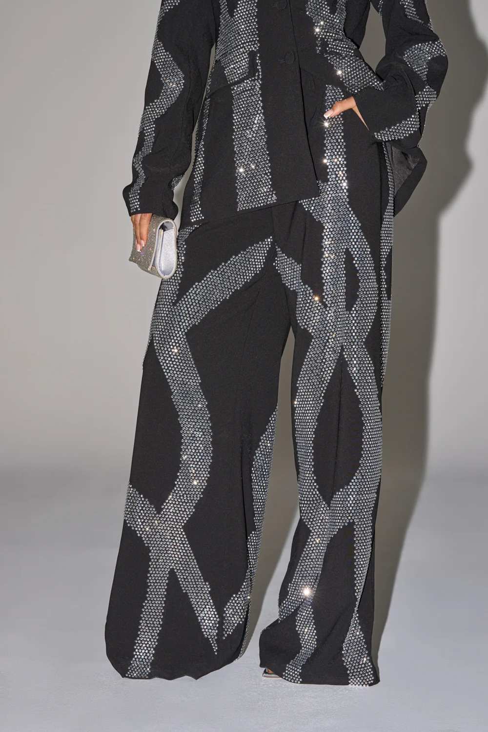 GEMINI RHINESTONE PANT - Akira Store