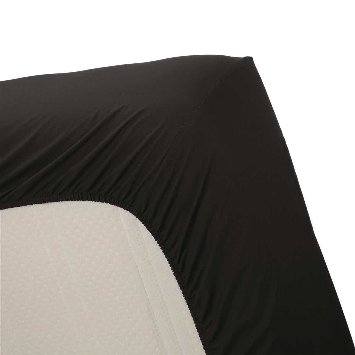 Beddinghouse Percale katoen - Hoeslaken - 180x220 - Zwart