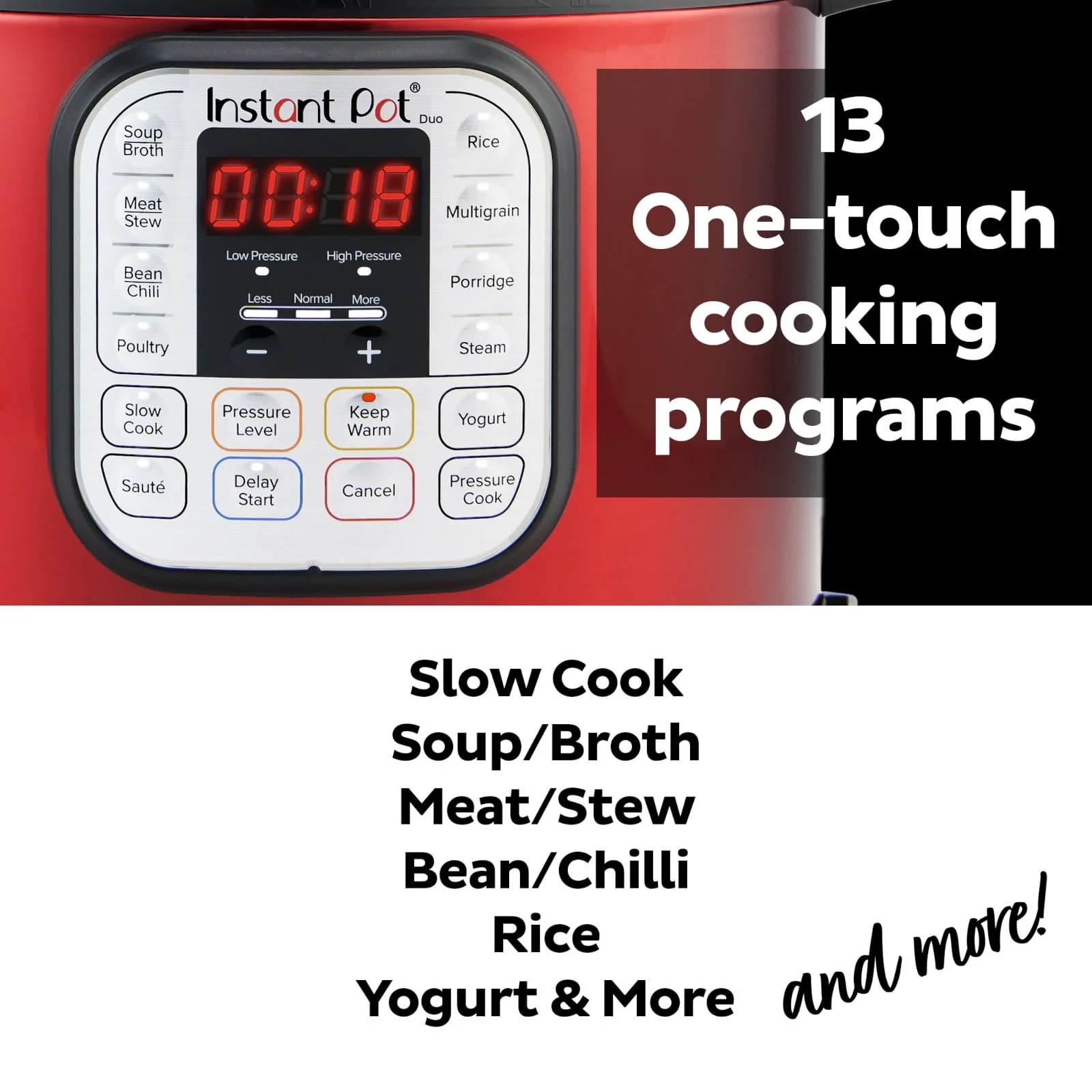Instant Pot Duo™ 6 Quart Multi - Cooker, Red Stainless Steel