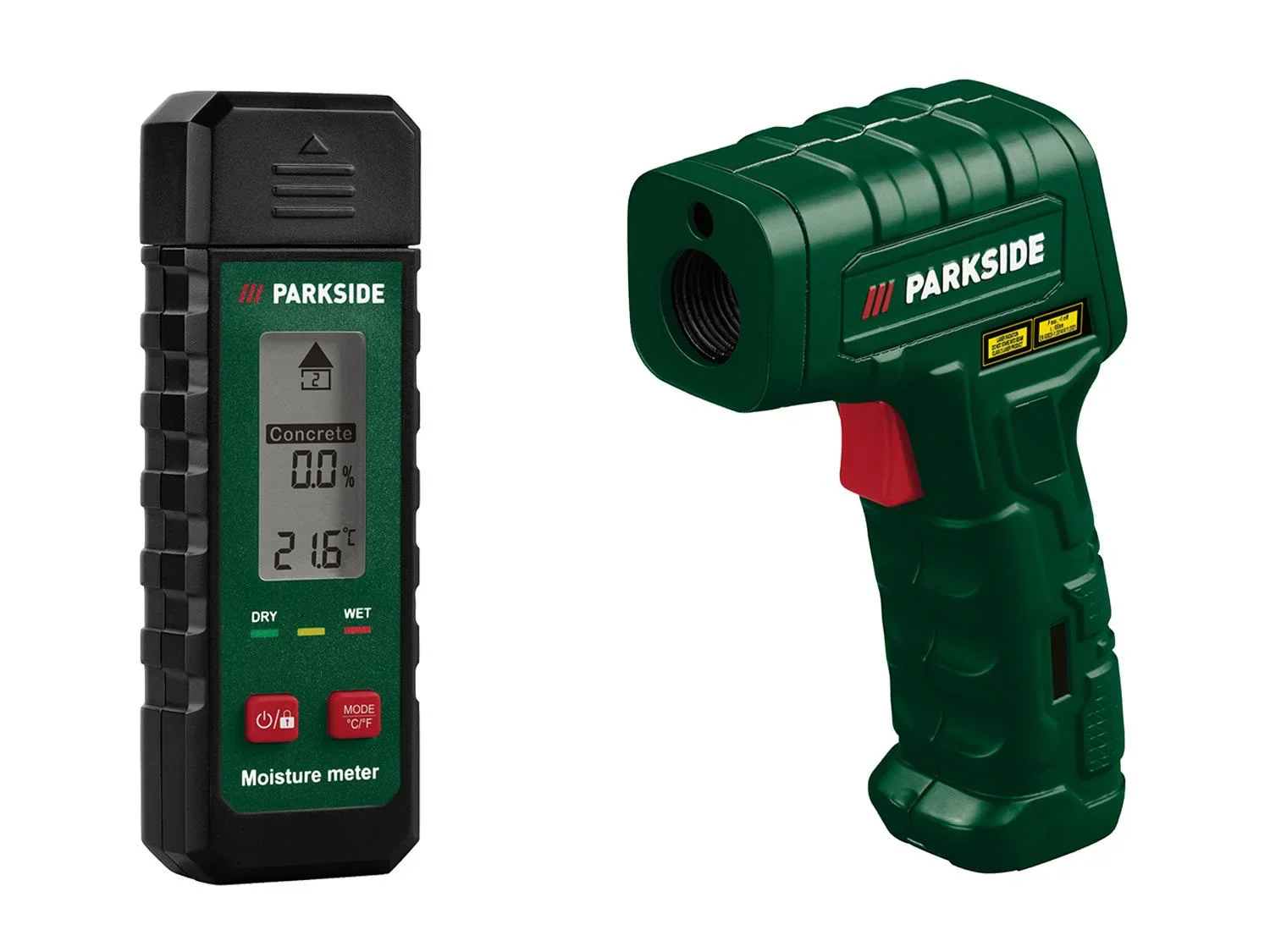 PARKSIDE Humidimtre bois/matriaux PBHM A1, 0-50 C ou Thermomtre infrarouge PITM A1, -38  +365 C