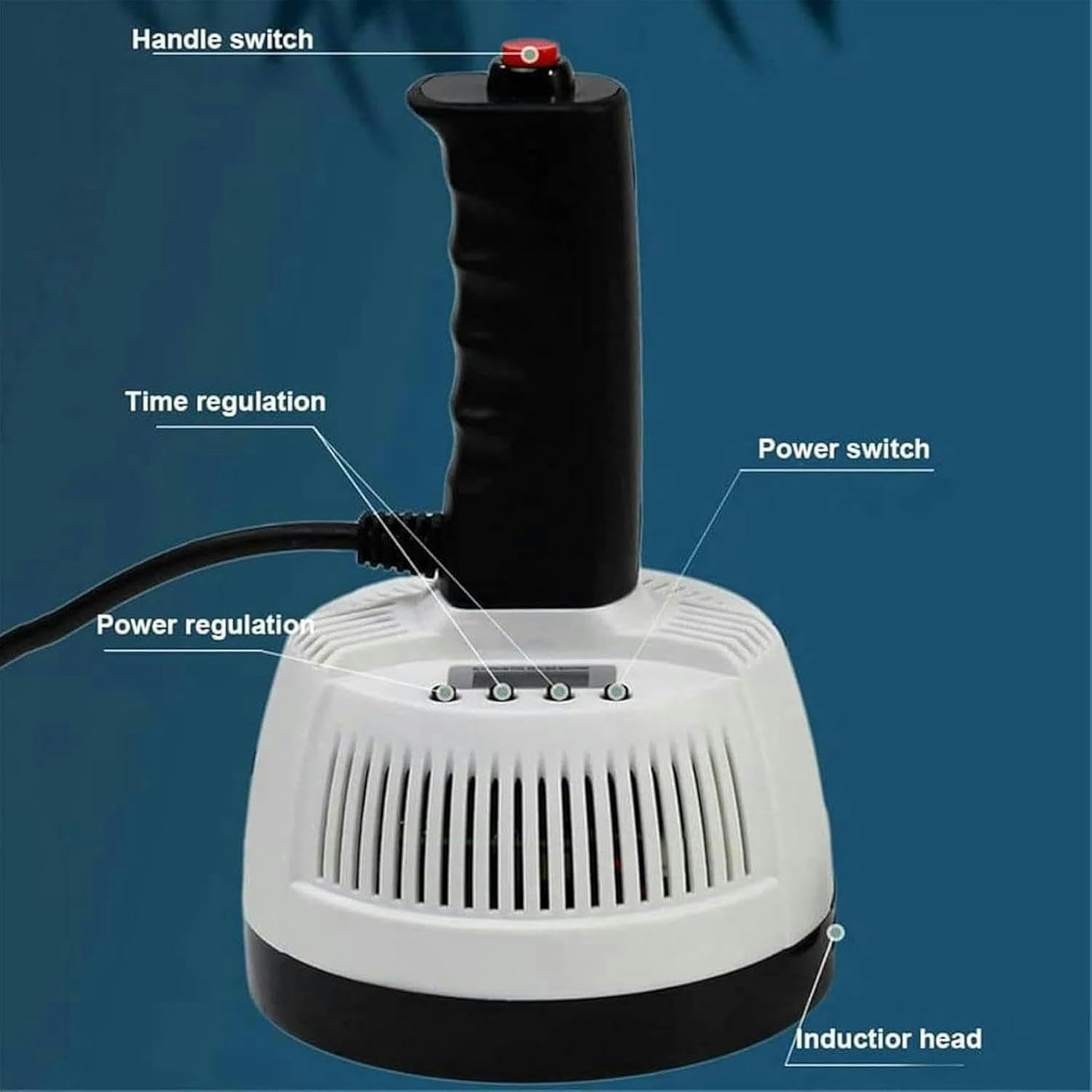 Electromagnetic Induction Sealing Machine, 20-80mm Handheld Aluminum Foil Sealing Machine, Plastic Glass Bottle Cap Automatic Sealer Manual electromagnetic Induction Sealer