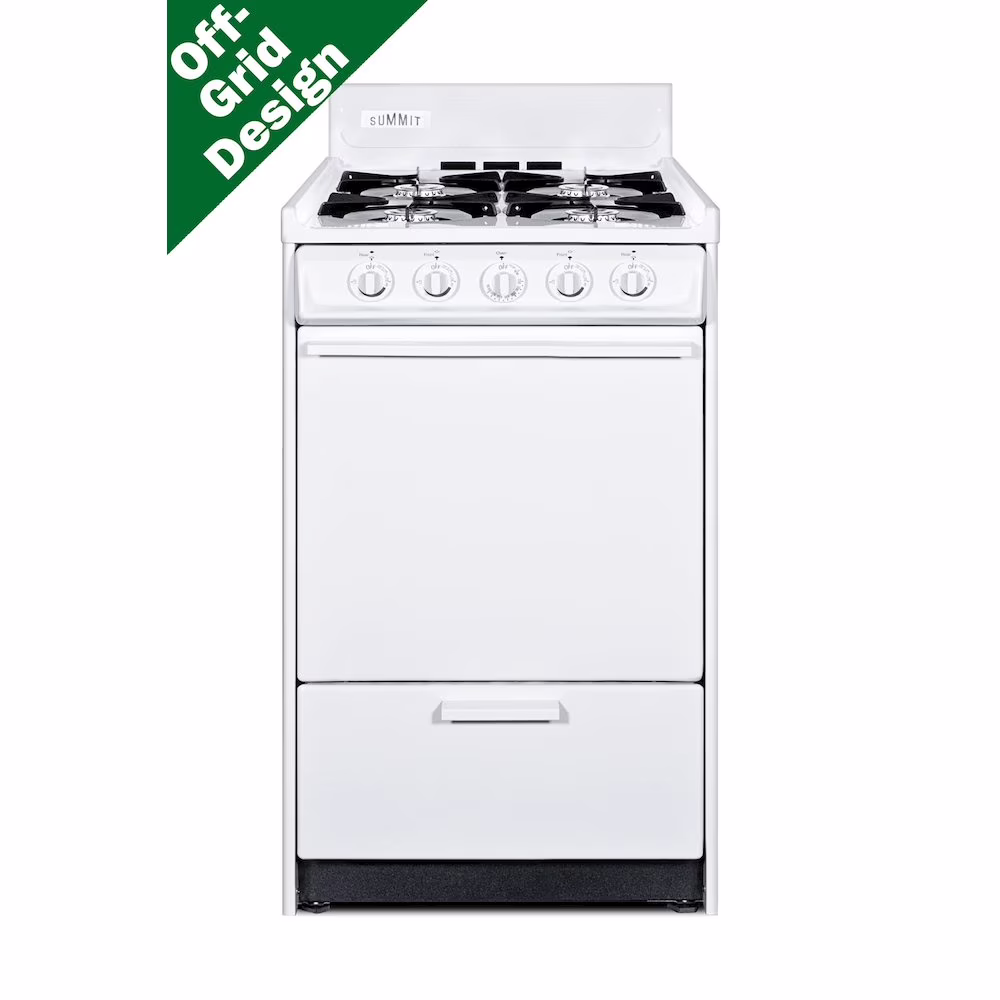 20" Wide Propane Gas Range, Battery Start(Multi-color)