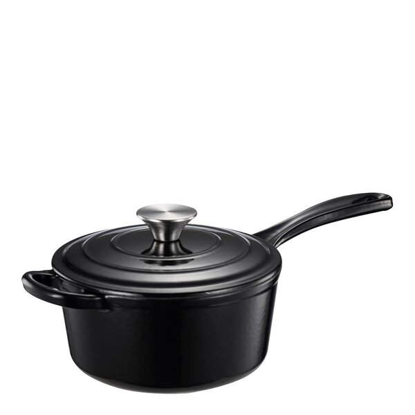 Basic støpejernsgryte 1,9L svart