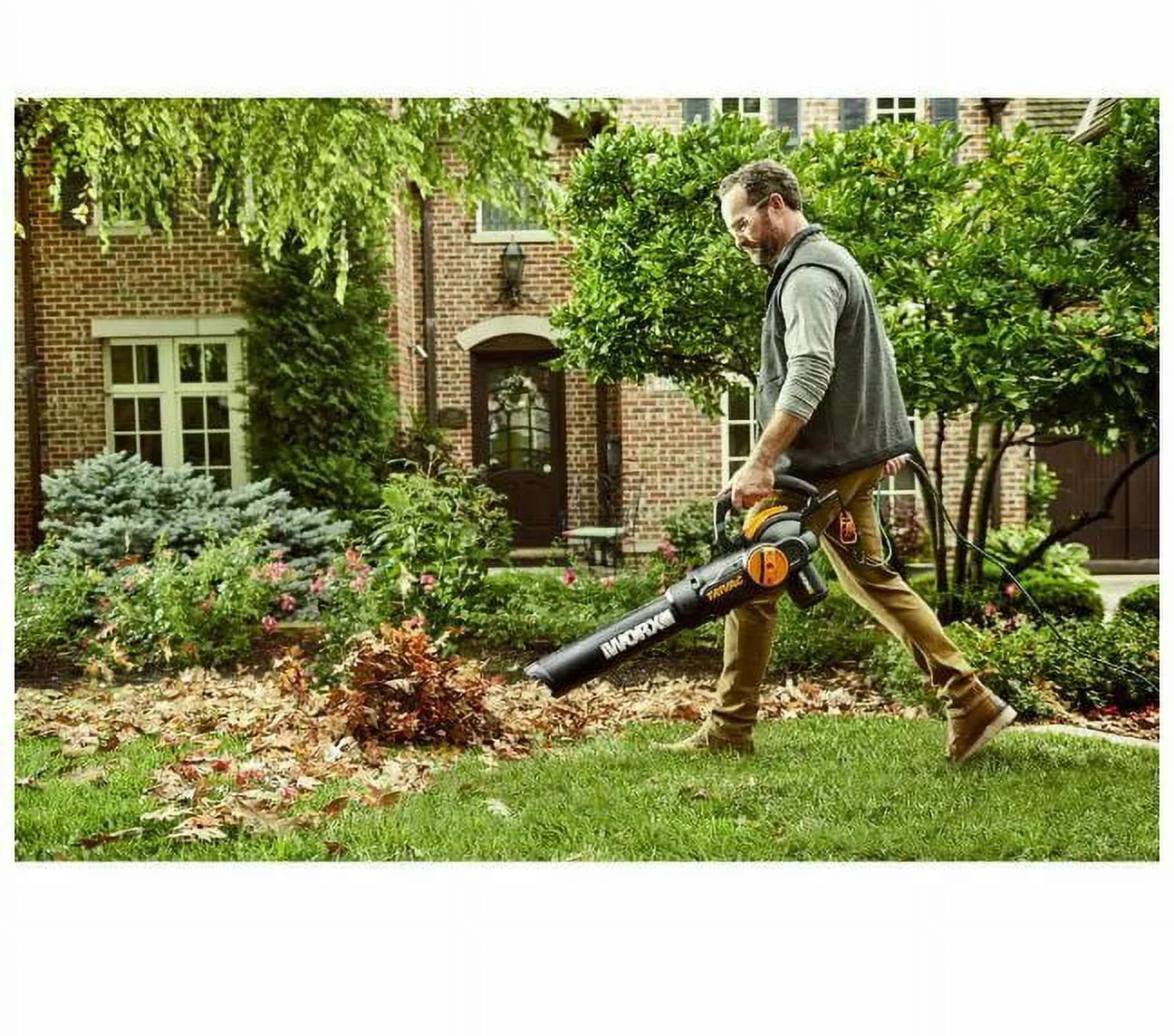 Trivac 2 0 Electric 12 amp 3in 1 Vacuum Blower/Mulcher/Vac # WG512(35 56 x 10 32) Image 8