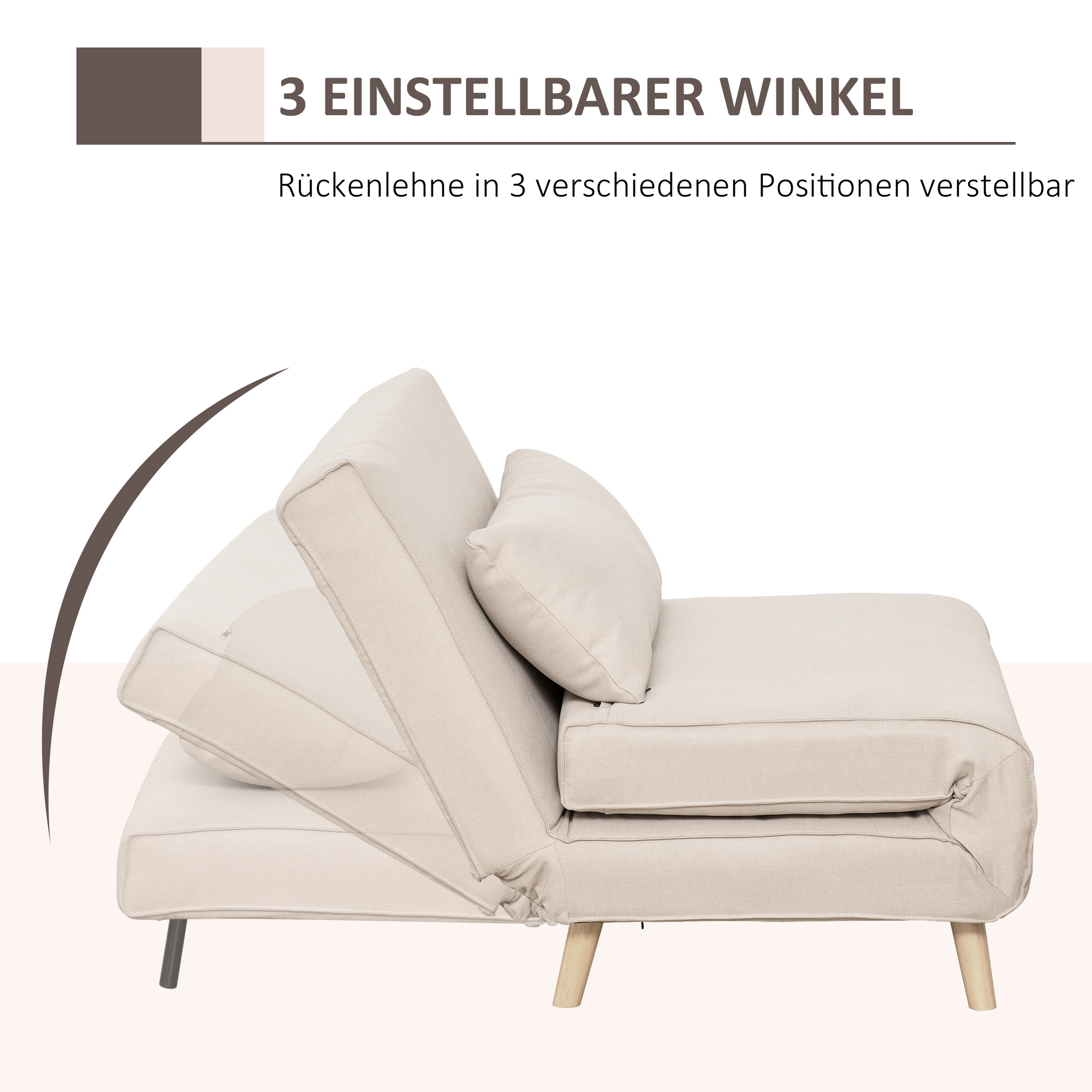 HOMCOM eenpersoonsslaapbank slaapbank