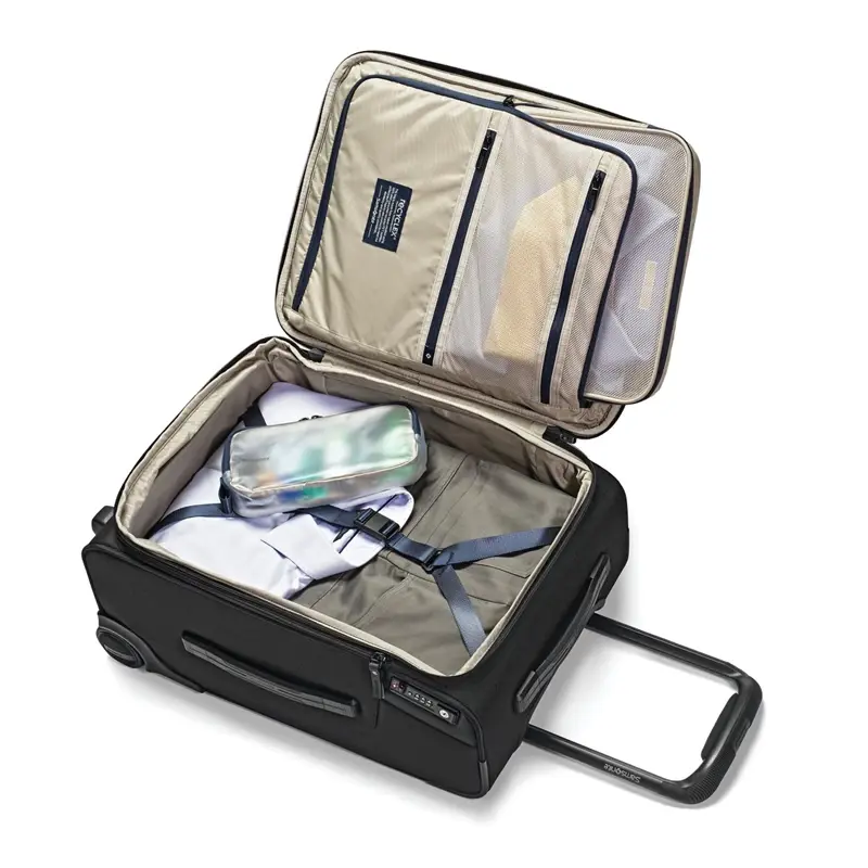 Black Armage II Upright Wheeled Carry On Softside Luggage | 8256-WQTKB - SAMSONITE OUTLET