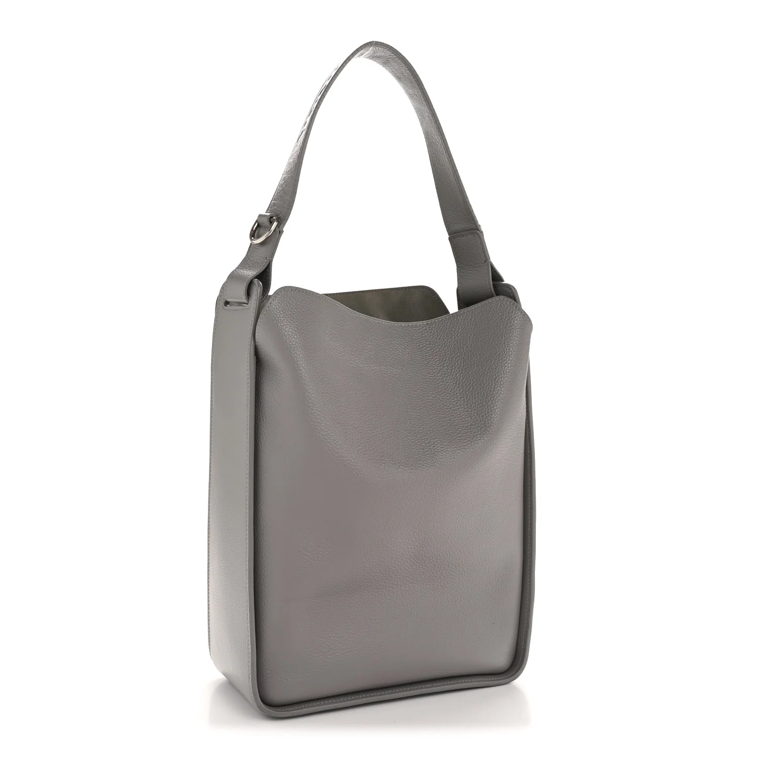 Calfskin Logo Embossed Small Tool 2.0 North-South Tote Balenciaga Grey