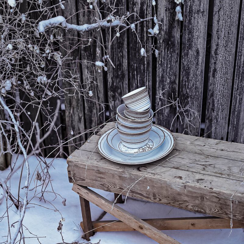 Woodstokk tallerken 28 cm