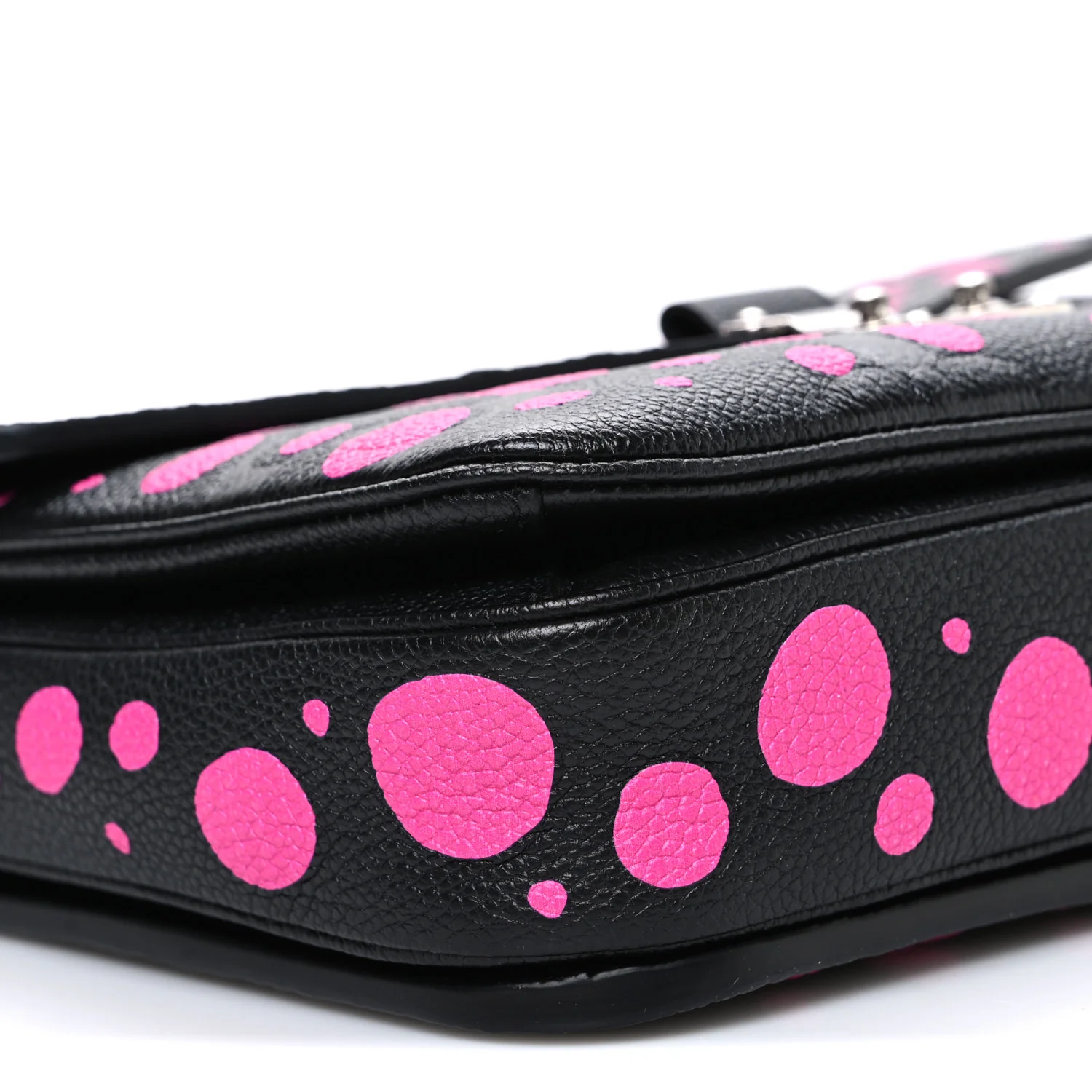 LV x YK Empreinte Monogram Giant Pochette Metis Black Fuchsia