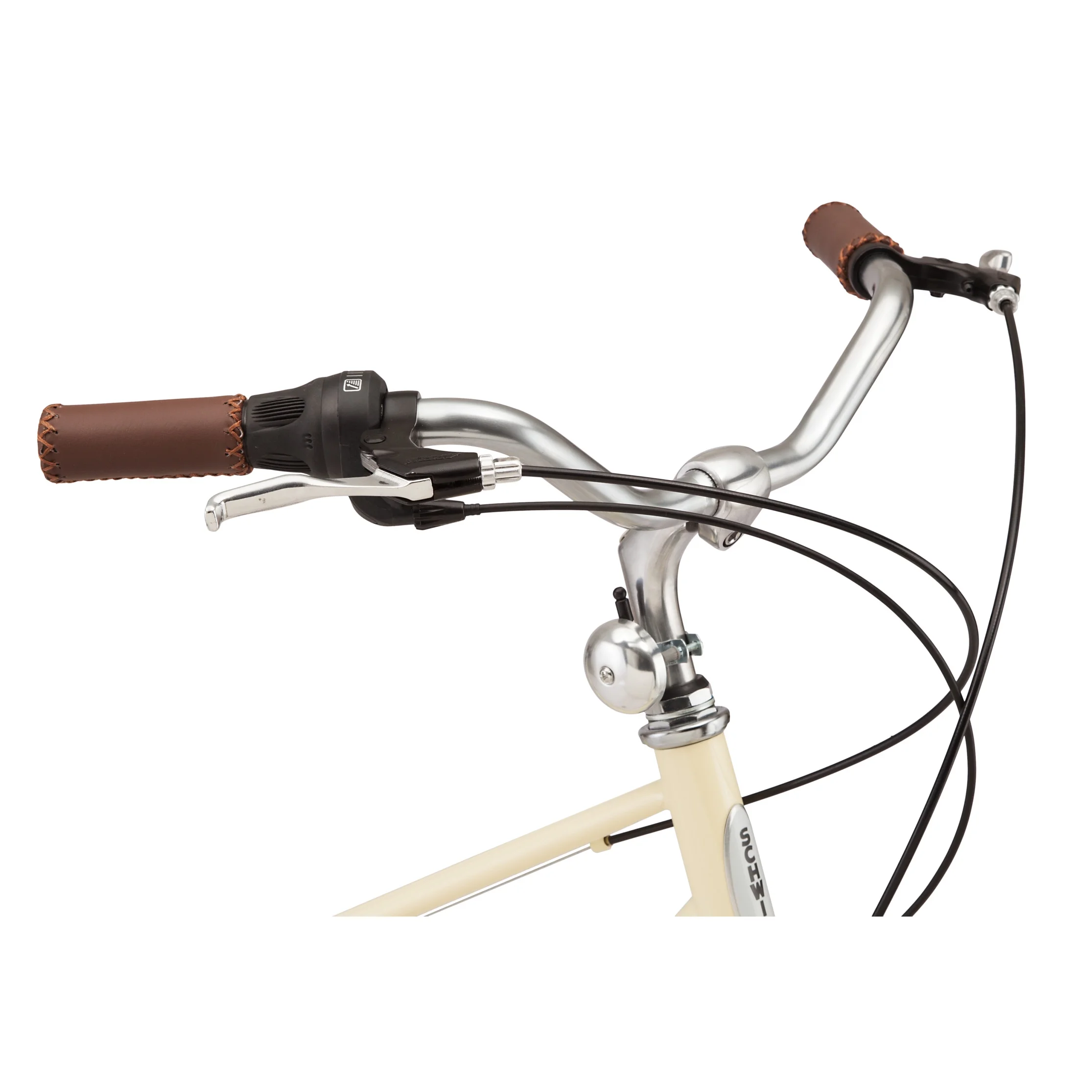 Schwinn Admiral 700c Adult Hybrid Bike, 7 Speed, Unisex Bike, Cream