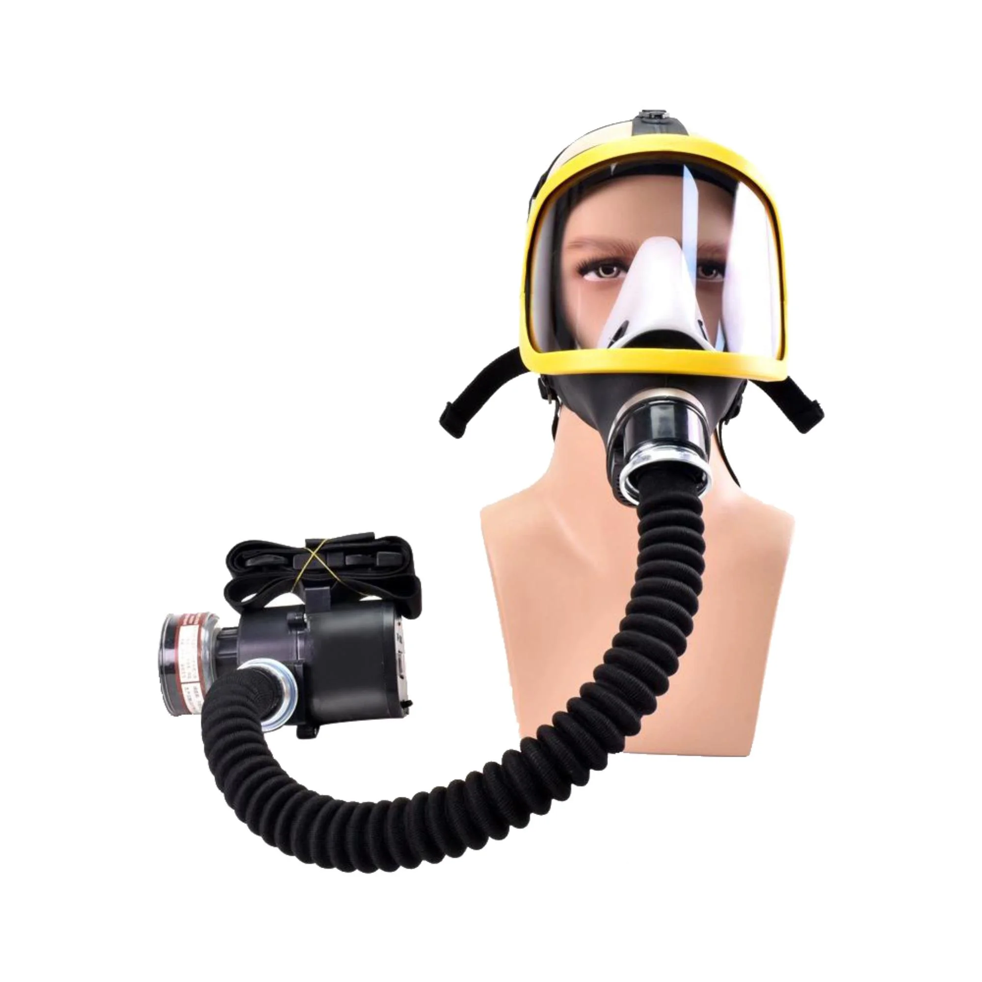 Constant Flow Respirator System - Safety Mask for Supplied Air Fed Protection | Construction, Painting, Welding | Ideal for Worksite Safety