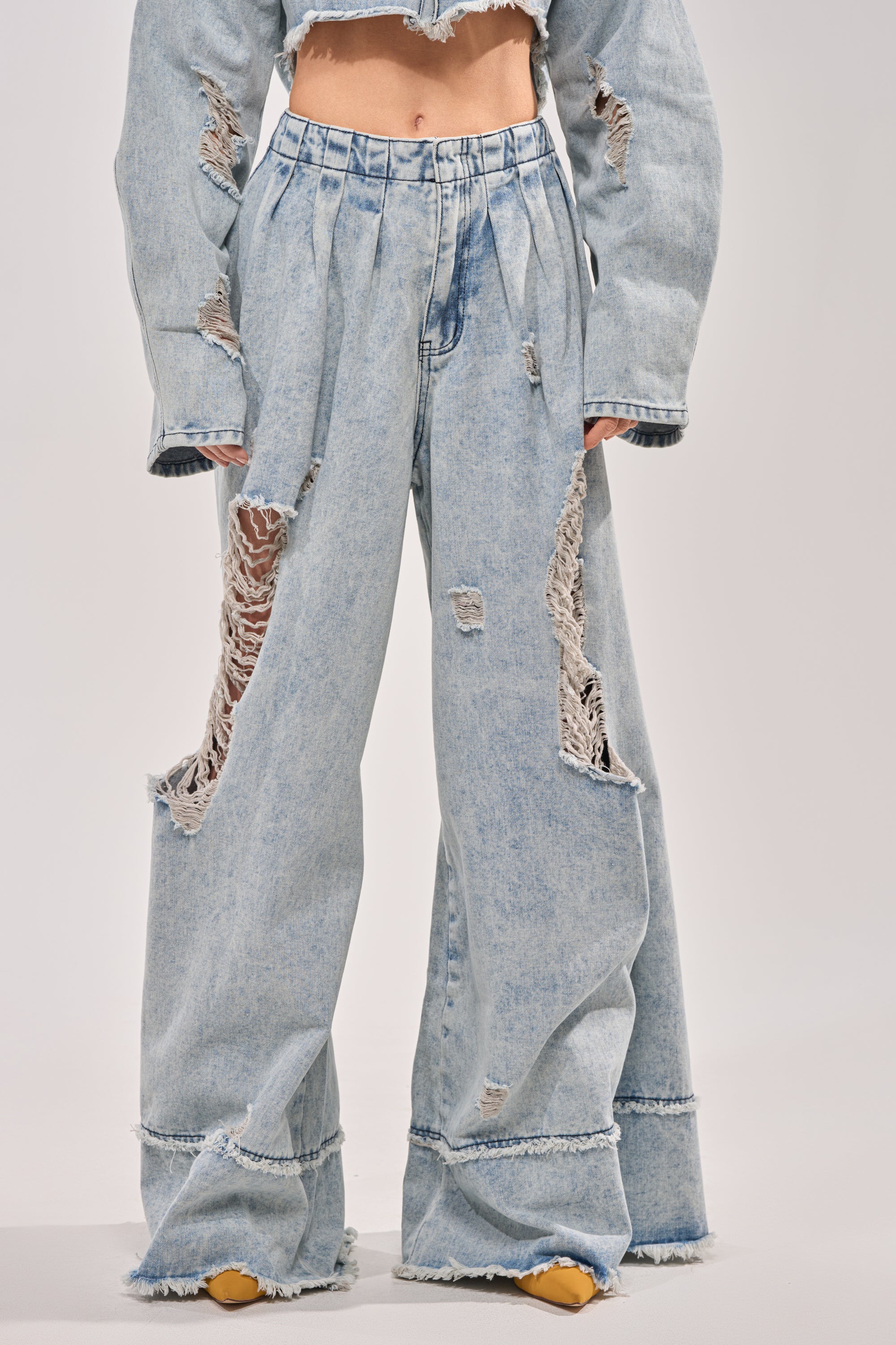 CAMILLE WIDE LEG DENIM - Akira Store
