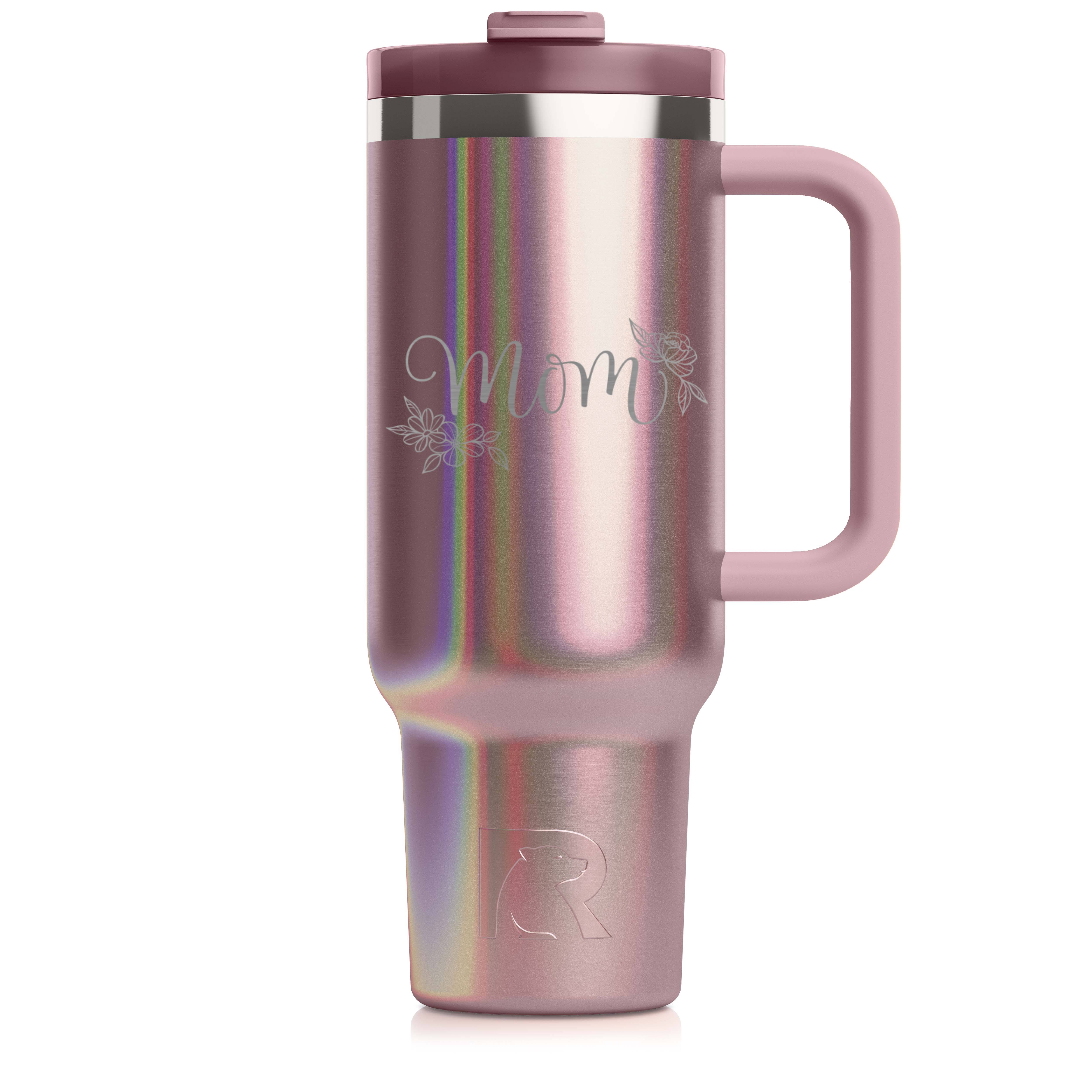 40oz Road Trip Tumbler, Snapdragon Glitter