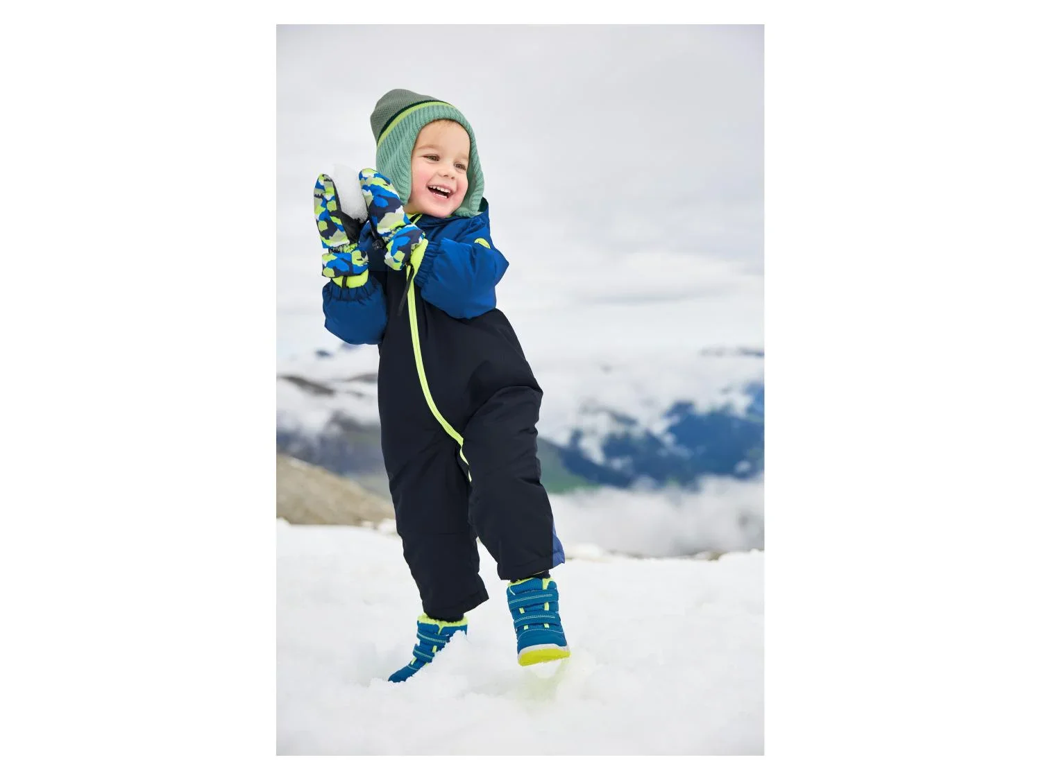 lupilu Bonnet en maille enfant