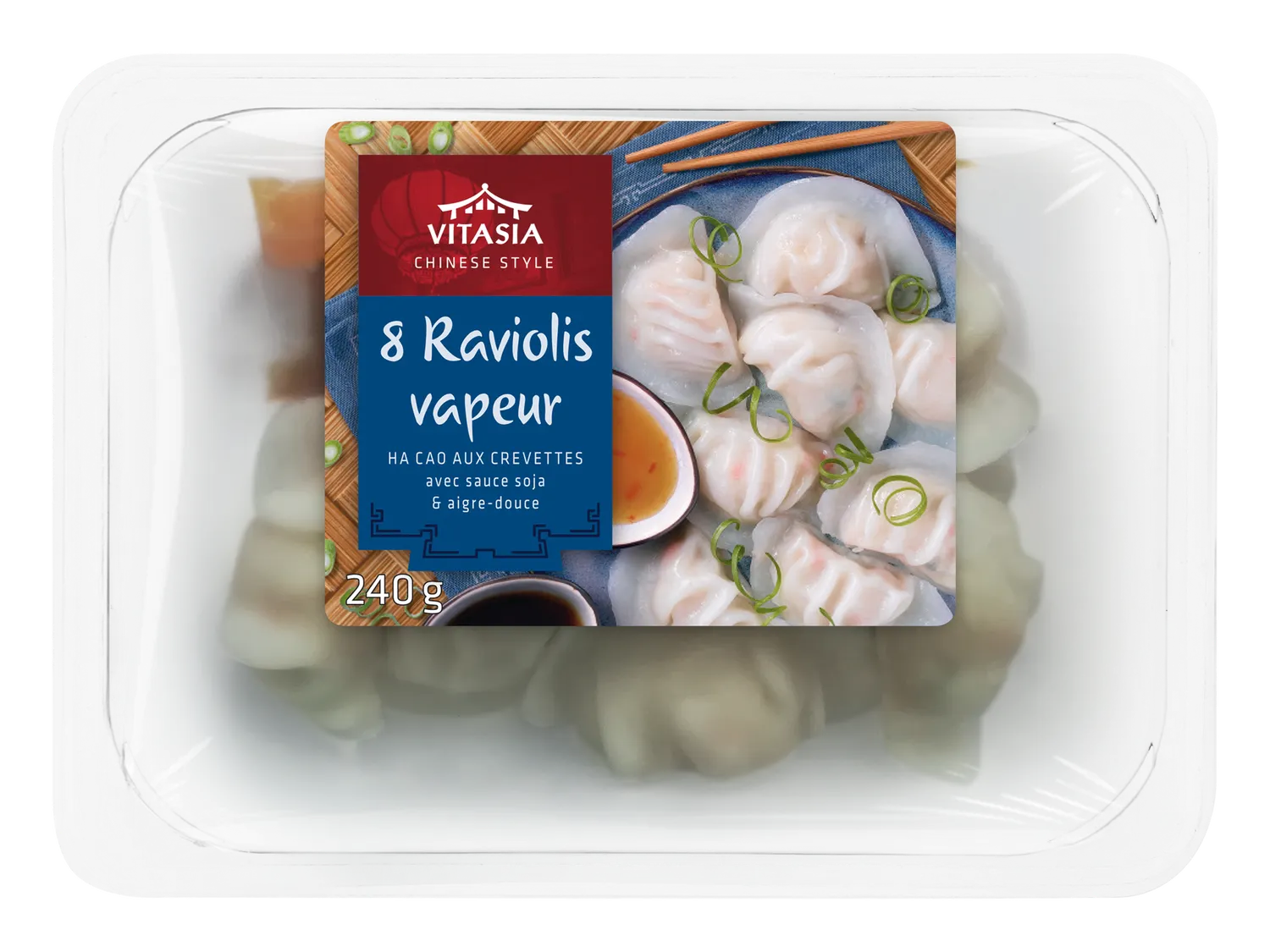 VITASIA 8 raviolis vapeur